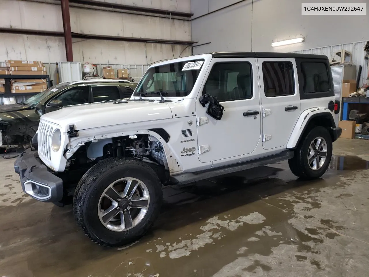 2018 Jeep Wrangler Unlimited Sahara VIN: 1C4HJXEN0JW292647 Lot: 62828994