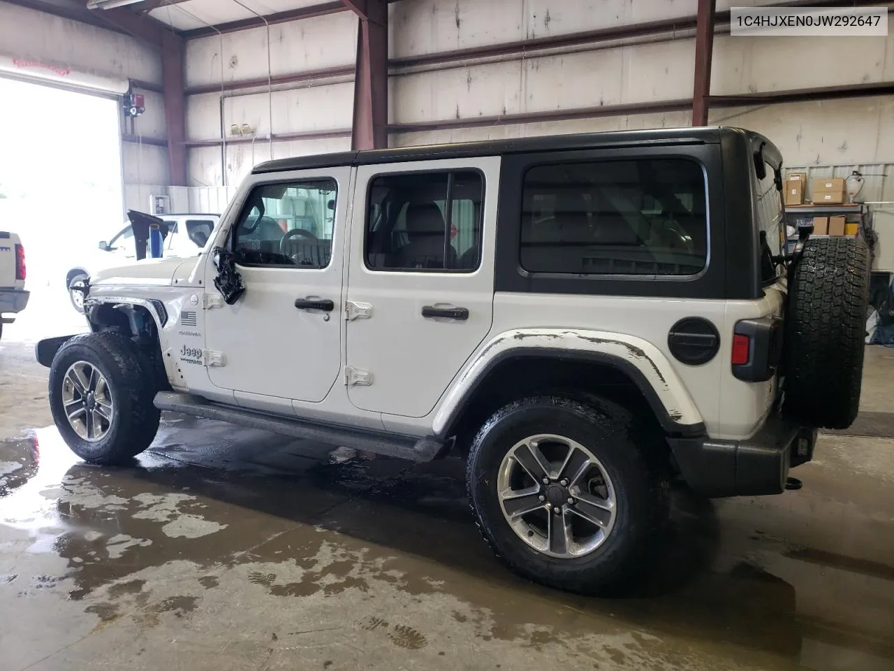 2018 Jeep Wrangler Unlimited Sahara VIN: 1C4HJXEN0JW292647 Lot: 62828994