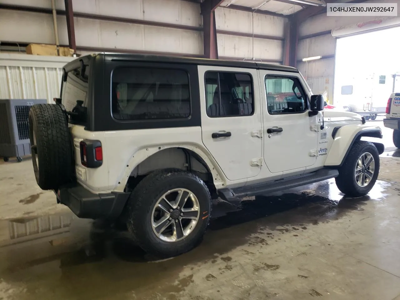 2018 Jeep Wrangler Unlimited Sahara VIN: 1C4HJXEN0JW292647 Lot: 62828994