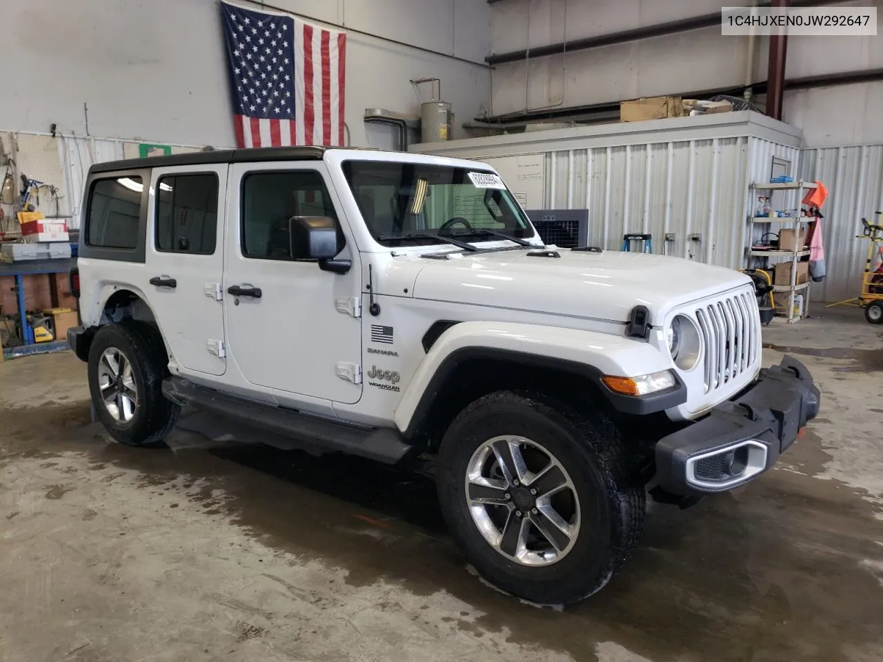 2018 Jeep Wrangler Unlimited Sahara VIN: 1C4HJXEN0JW292647 Lot: 62828994