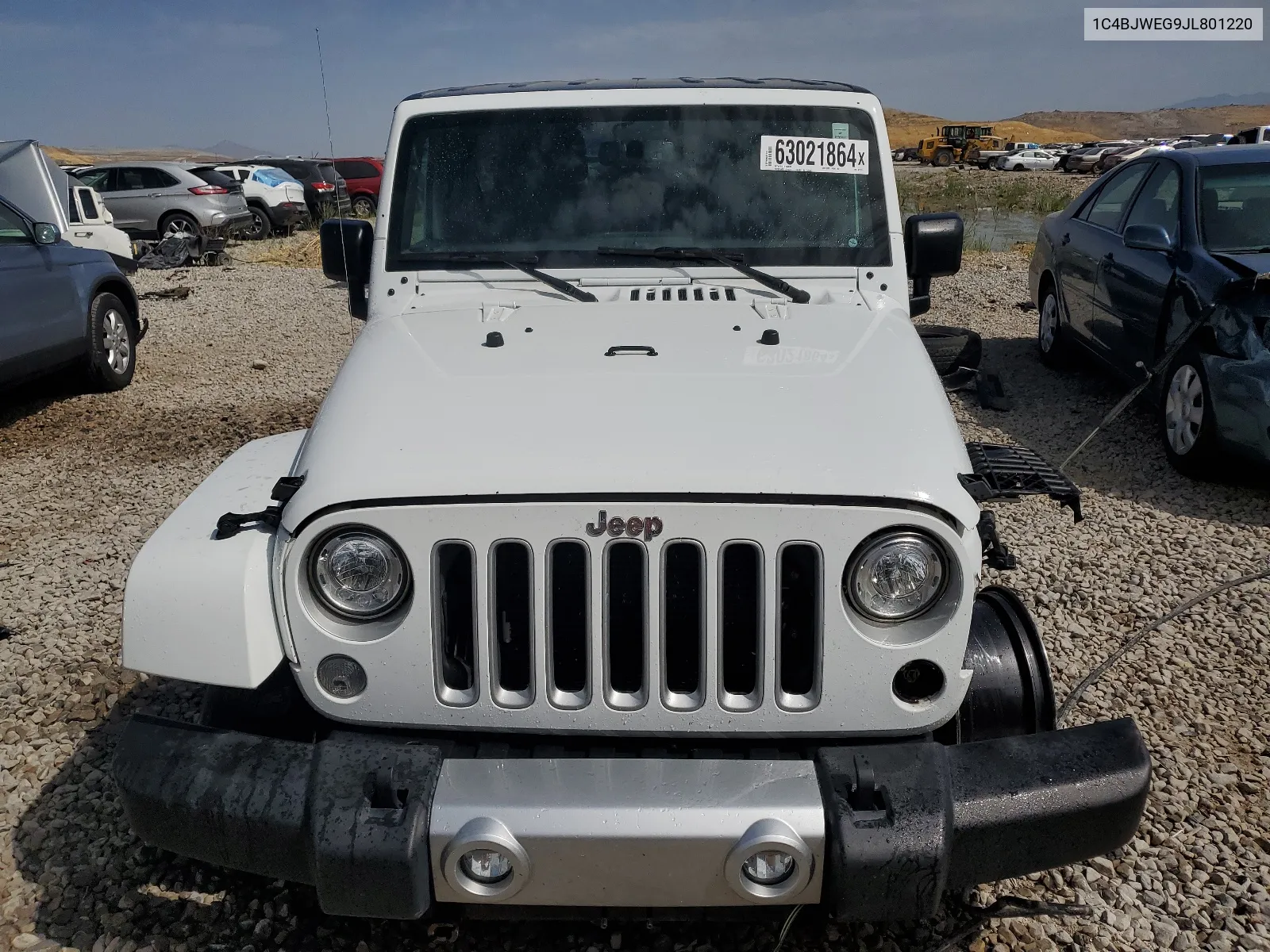 2018 Jeep Wrangler Unlimited Sahara VIN: 1C4BJWEG9JL801220 Lot: 63021864