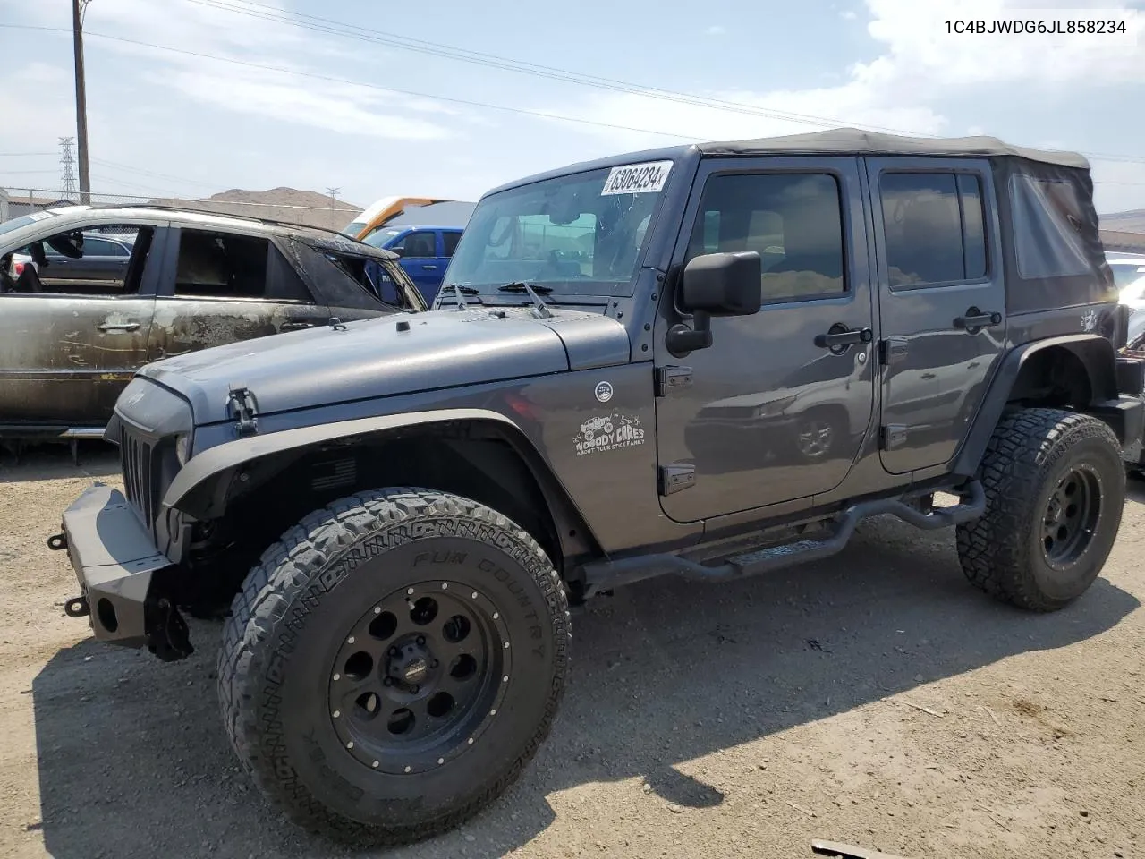 1C4BJWDG6JL858234 2018 Jeep Wrangler Unlimited Sport