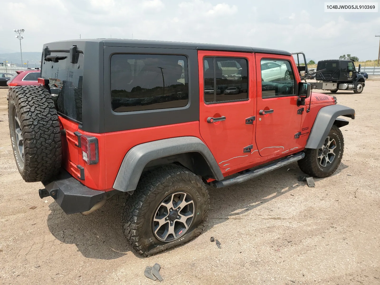 2018 Jeep Wrangler Unlimited Sport VIN: 1C4BJWDG5JL910369 Lot: 63515754