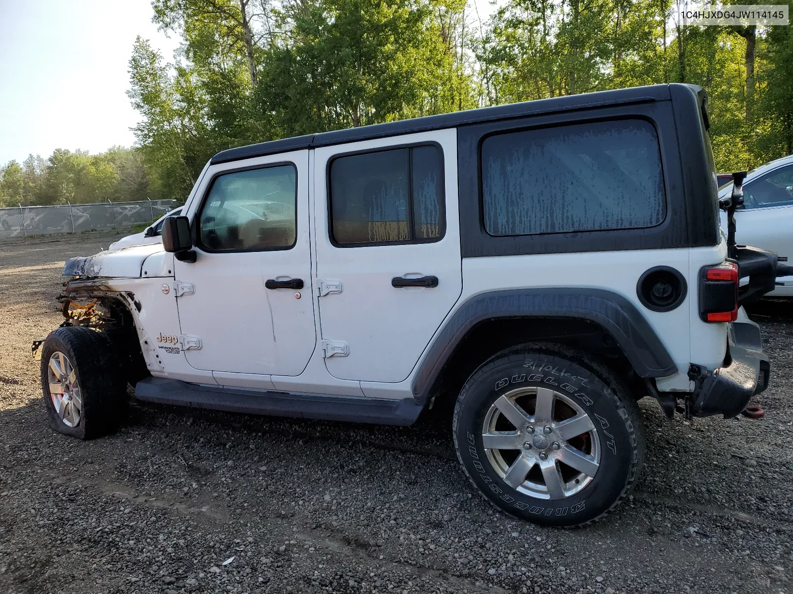 2018 Jeep Wrangler Unlimited Sport VIN: 1C4HJXDG4JW114145 Lot: 63560444