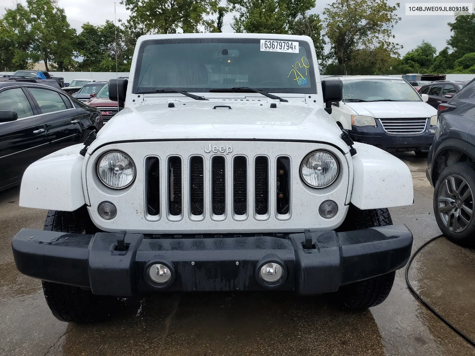 2018 Jeep Wrangler Unlimited Sahara VIN: 1C4BJWEG9JL809155 Lot: 63679794