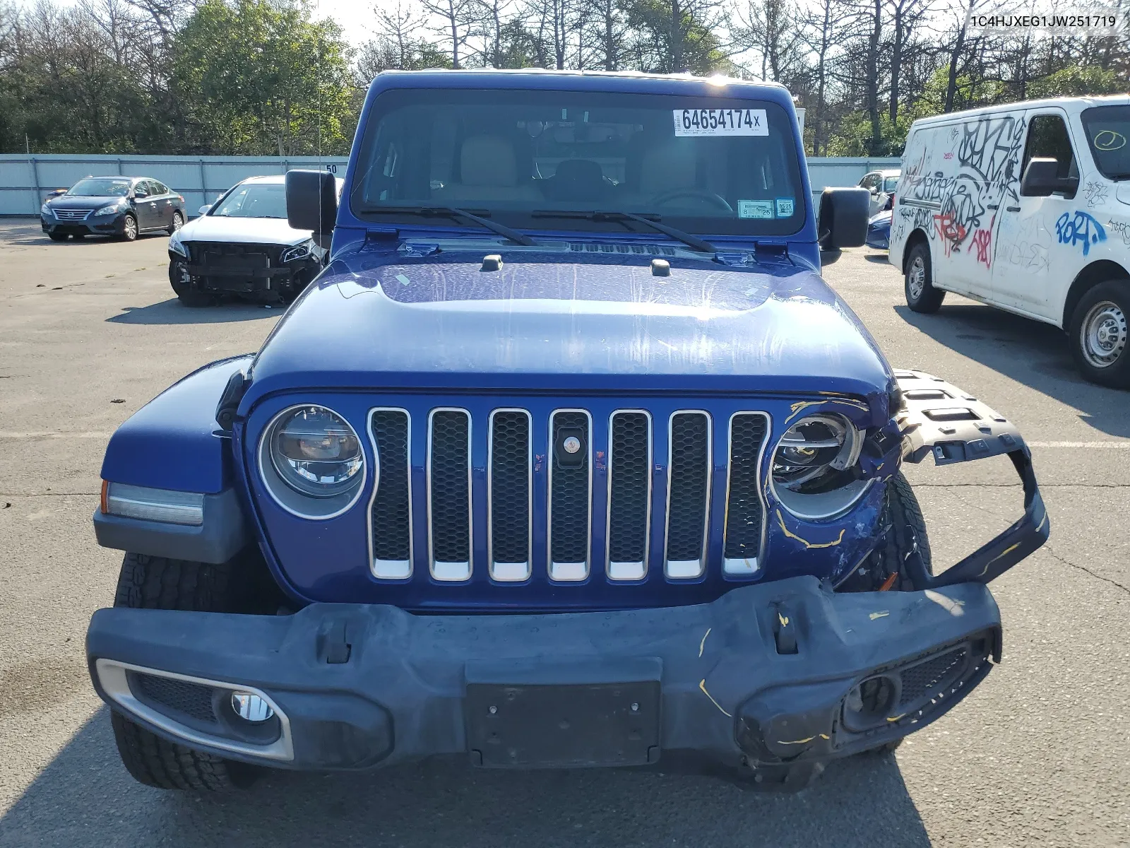 2018 Jeep Wrangler Unlimited Sahara VIN: 1C4HJXEG1JW251719 Lot: 64654174