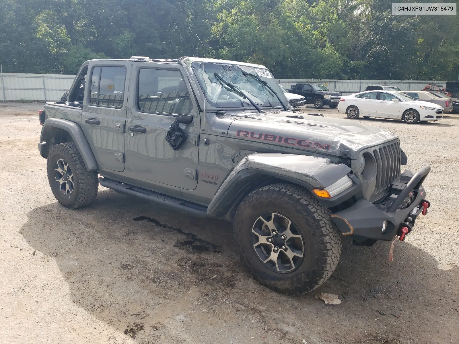 2018 Jeep Wrangler Unlimited Rubicon VIN: 1C4HJXFG1JW315479 Lot: 65118064