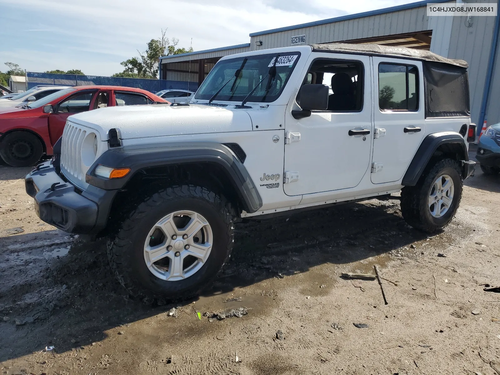 2018 Jeep Wrangler Unlimited Sport VIN: 1C4HJXDG8JW168841 Lot: 65463264