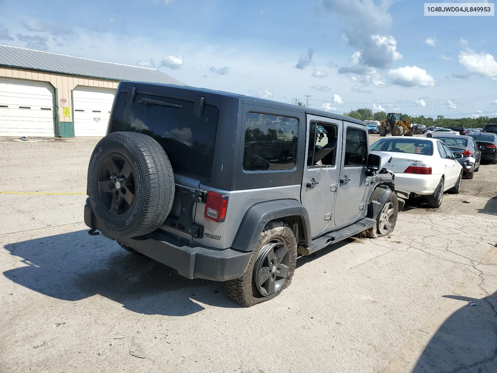 2018 Jeep Wrangler Unlimited Sport VIN: 1C4BJWDG4JL849953 Lot: 65655094