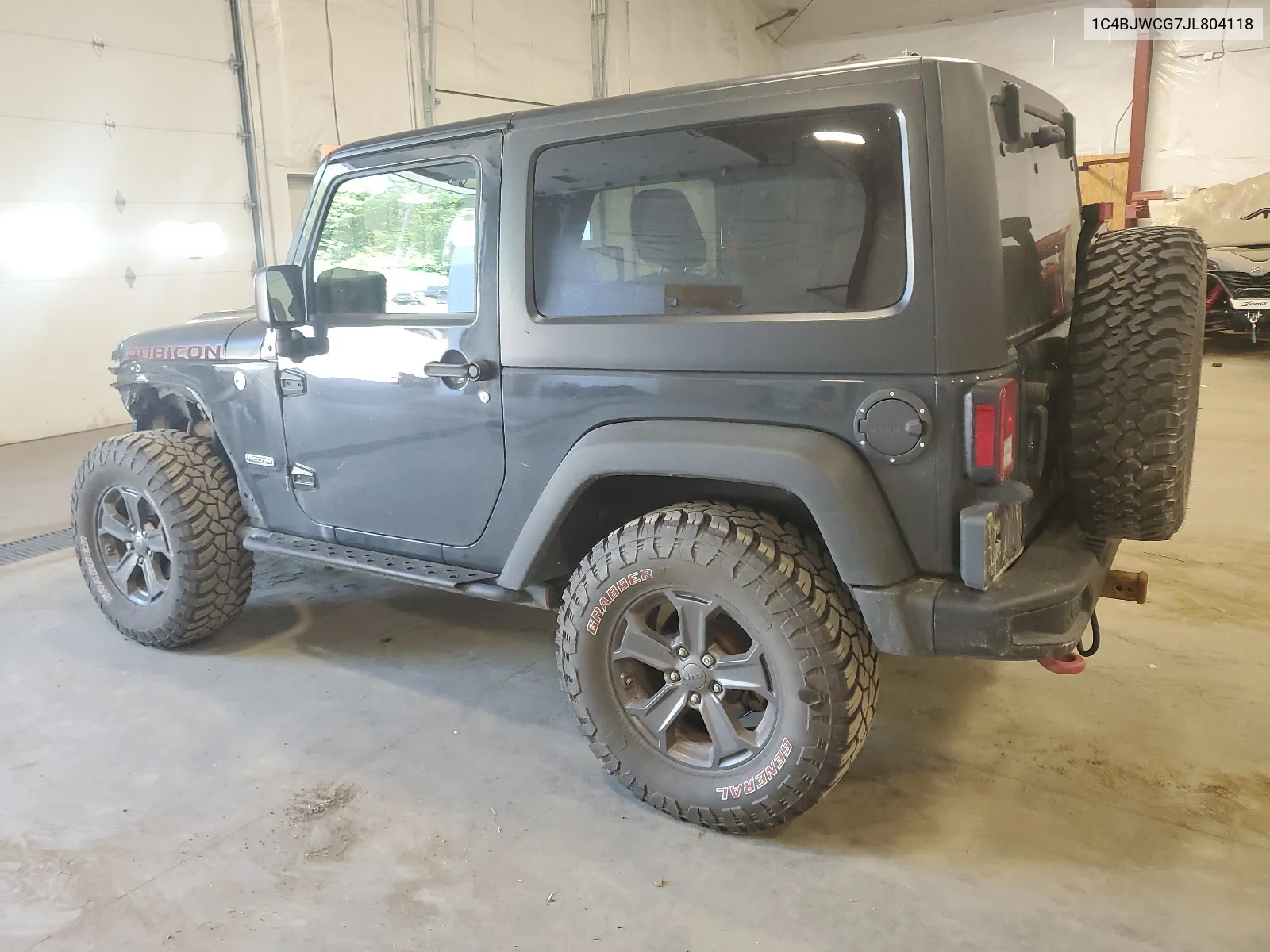 2018 Jeep Wrangler Rubicon VIN: 1C4BJWCG7JL804118 Lot: 66554334