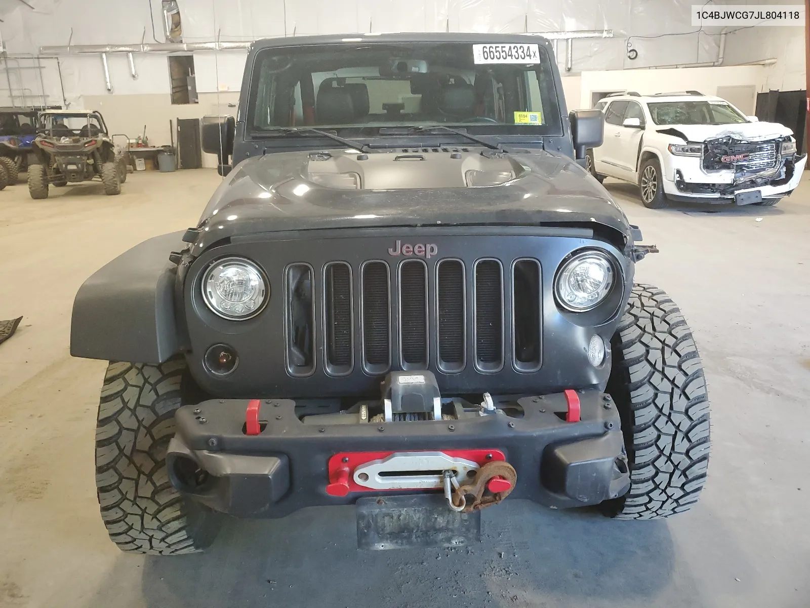 2018 Jeep Wrangler Rubicon VIN: 1C4BJWCG7JL804118 Lot: 66554334