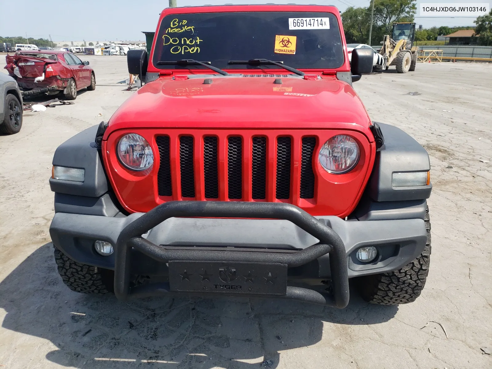 1C4HJXDG6JW103146 2018 Jeep Wrangler Unlimited Sport