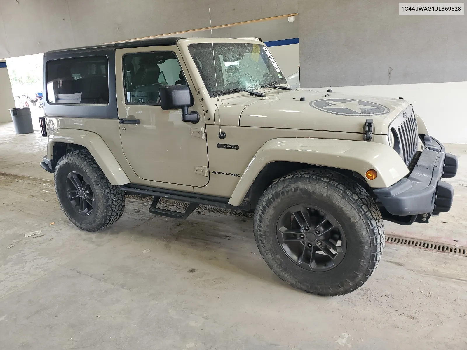 1C4AJWAG1JL869528 2018 Jeep Wrangler Sport