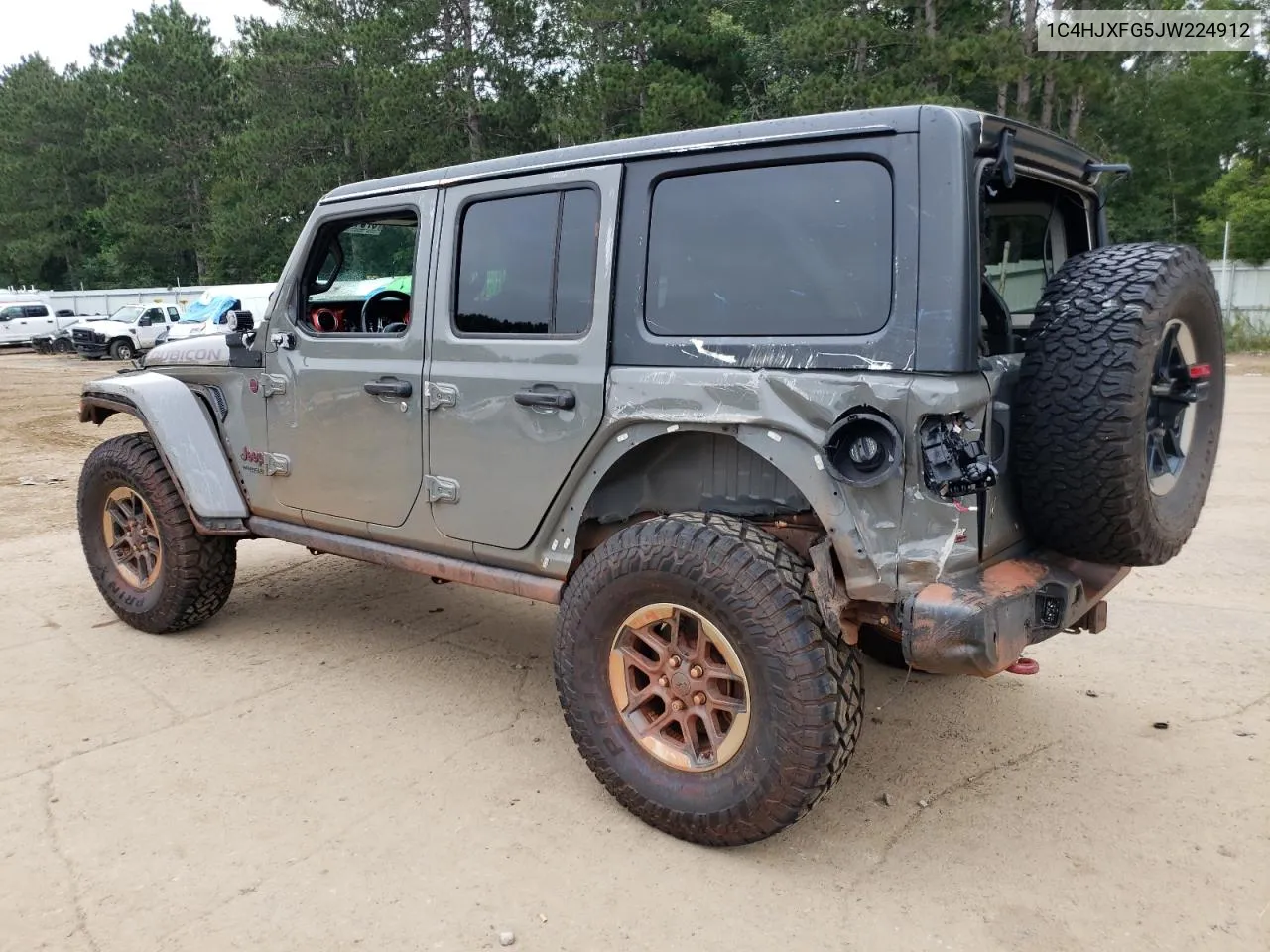 2018 Jeep Wrangler Unlimited Rubicon VIN: 1C4HJXFG5JW224912 Lot: 67513804