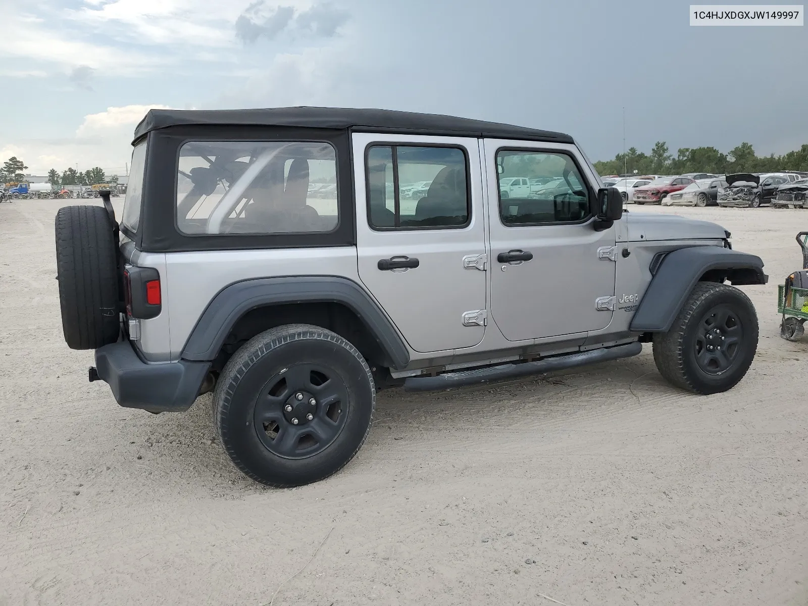 2018 Jeep Wrangler Unlimited Sport VIN: 1C4HJXDGXJW149997 Lot: 67518914