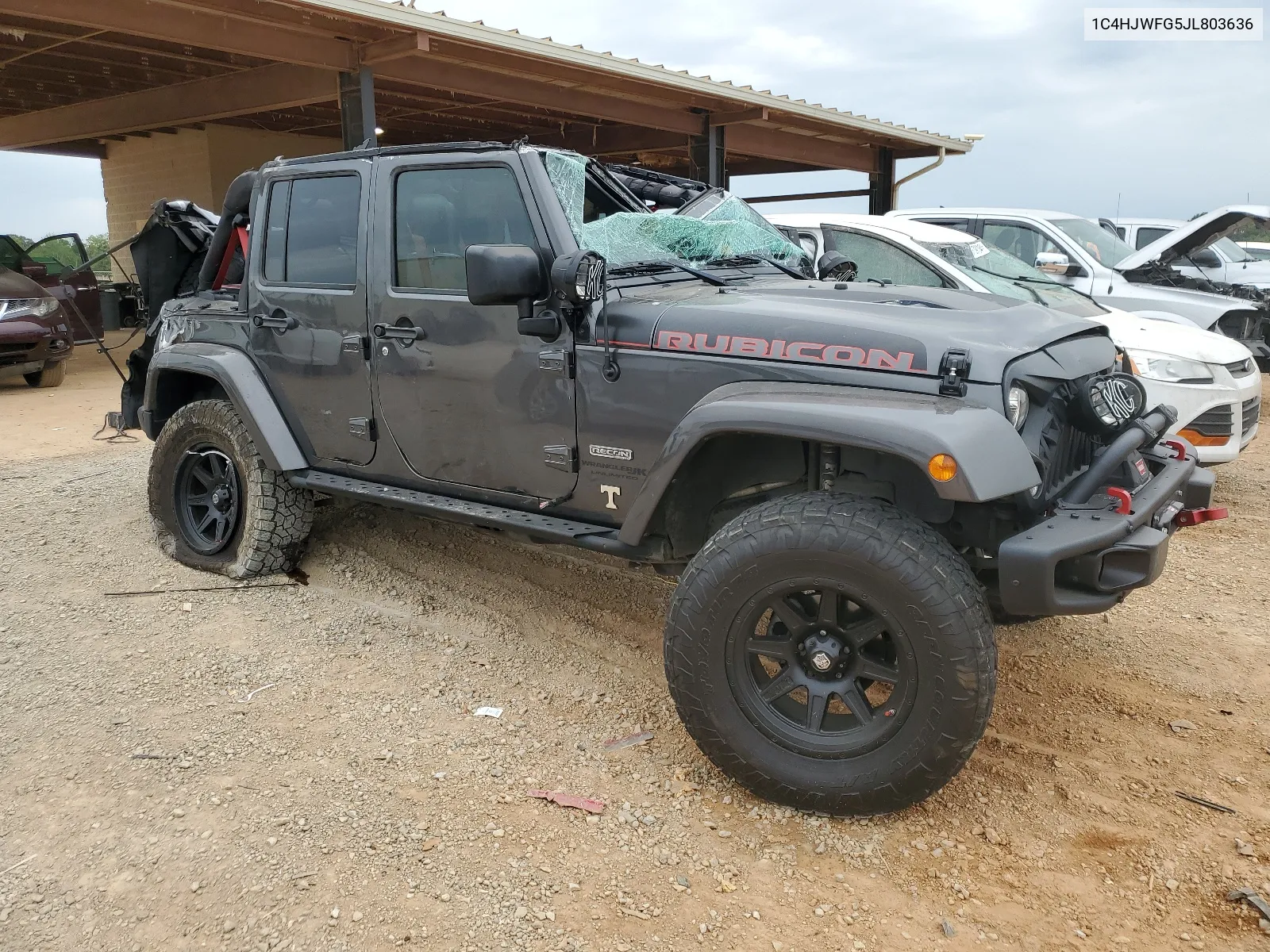 2018 Jeep Wrangler Unlimited Rubicon VIN: 1C4HJWFG5JL803636 Lot: 67533434