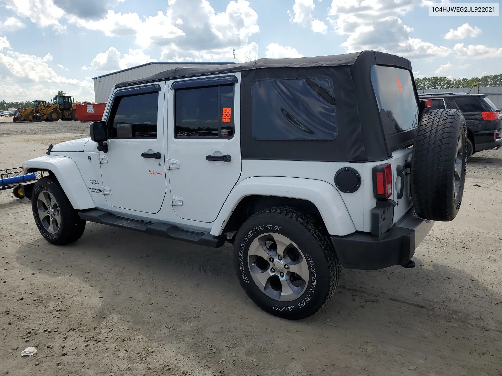 2018 Jeep Wrangler Unlimited Sahara VIN: 1C4HJWEG2JL922021 Lot: 67796004