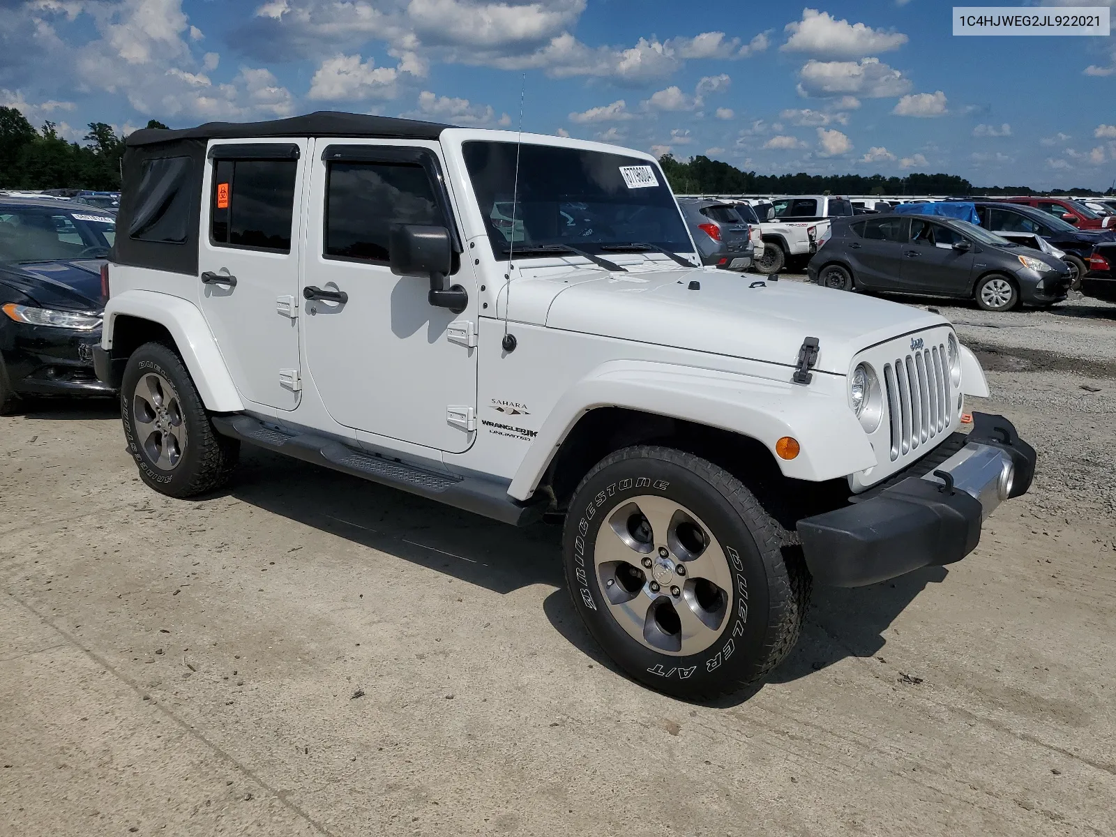 2018 Jeep Wrangler Unlimited Sahara VIN: 1C4HJWEG2JL922021 Lot: 67796004