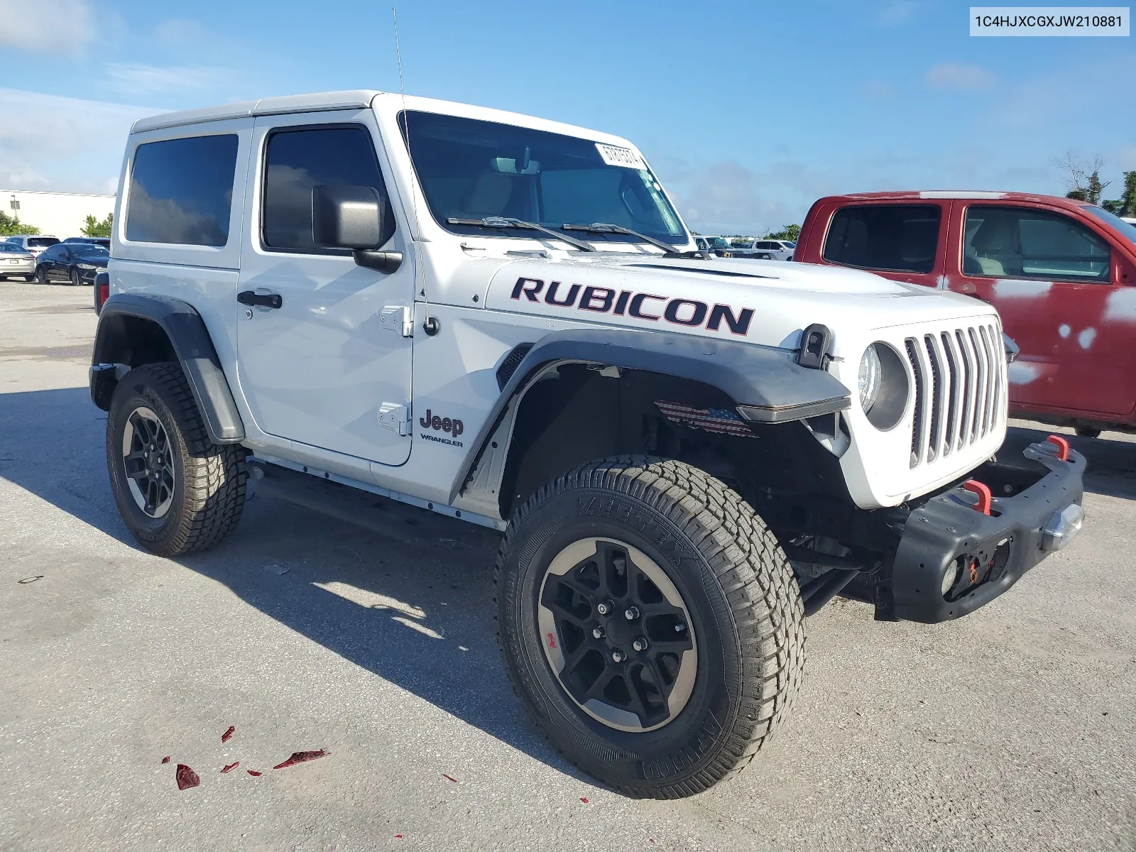 1C4HJXCGXJW210881 2018 Jeep Wrangler Rubicon