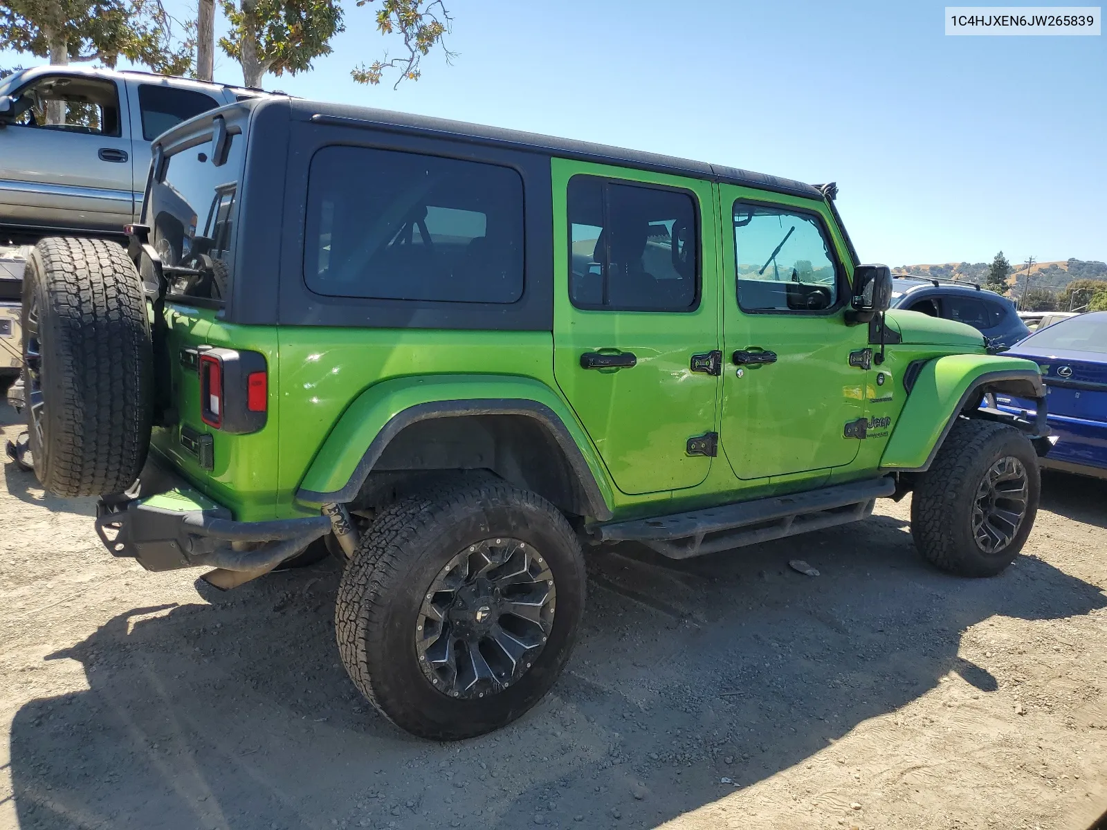 2018 Jeep Wrangler Unlimited Sahara VIN: 1C4HJXEN6JW265839 Lot: 67978124