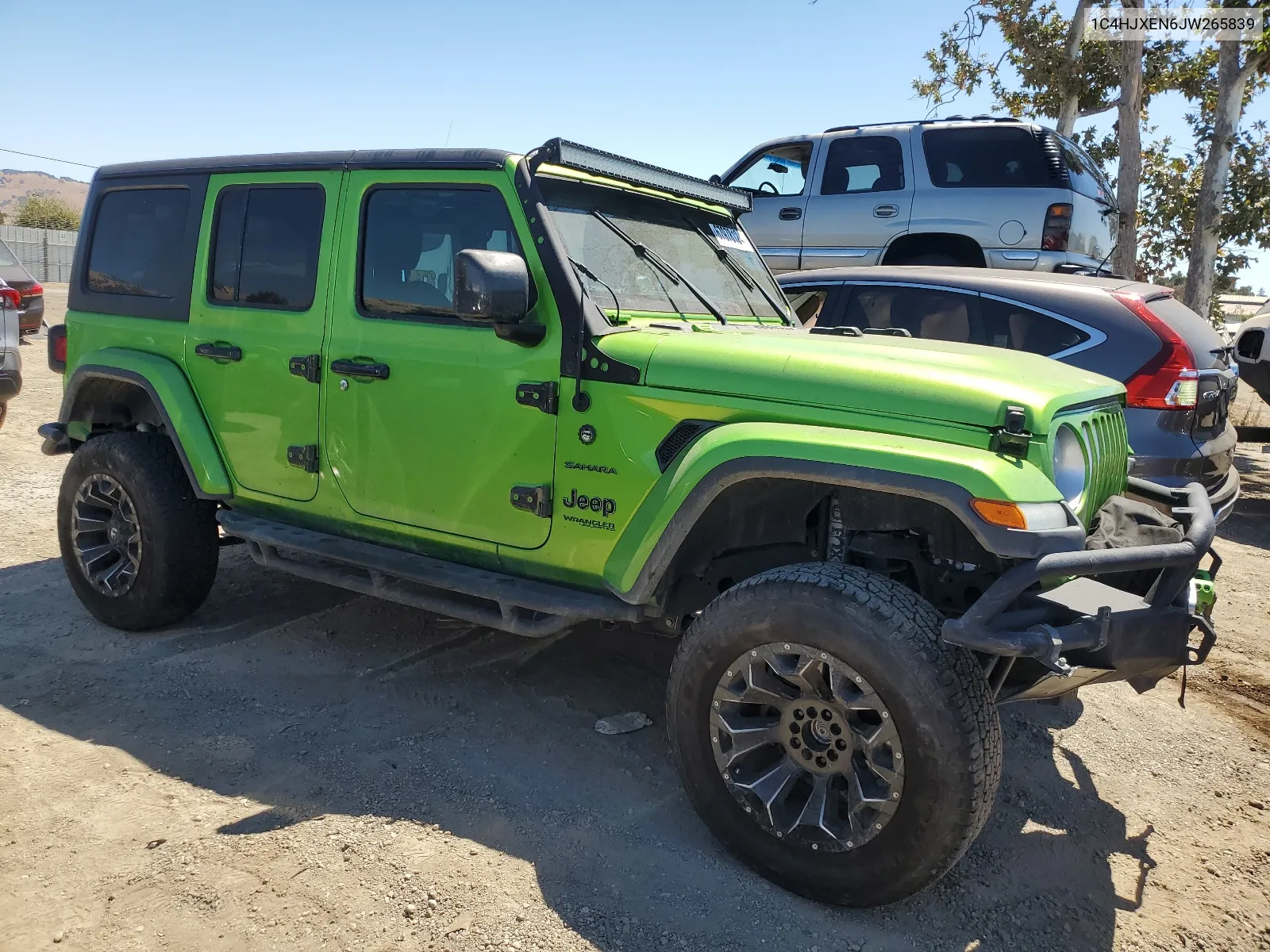 2018 Jeep Wrangler Unlimited Sahara VIN: 1C4HJXEN6JW265839 Lot: 67978124