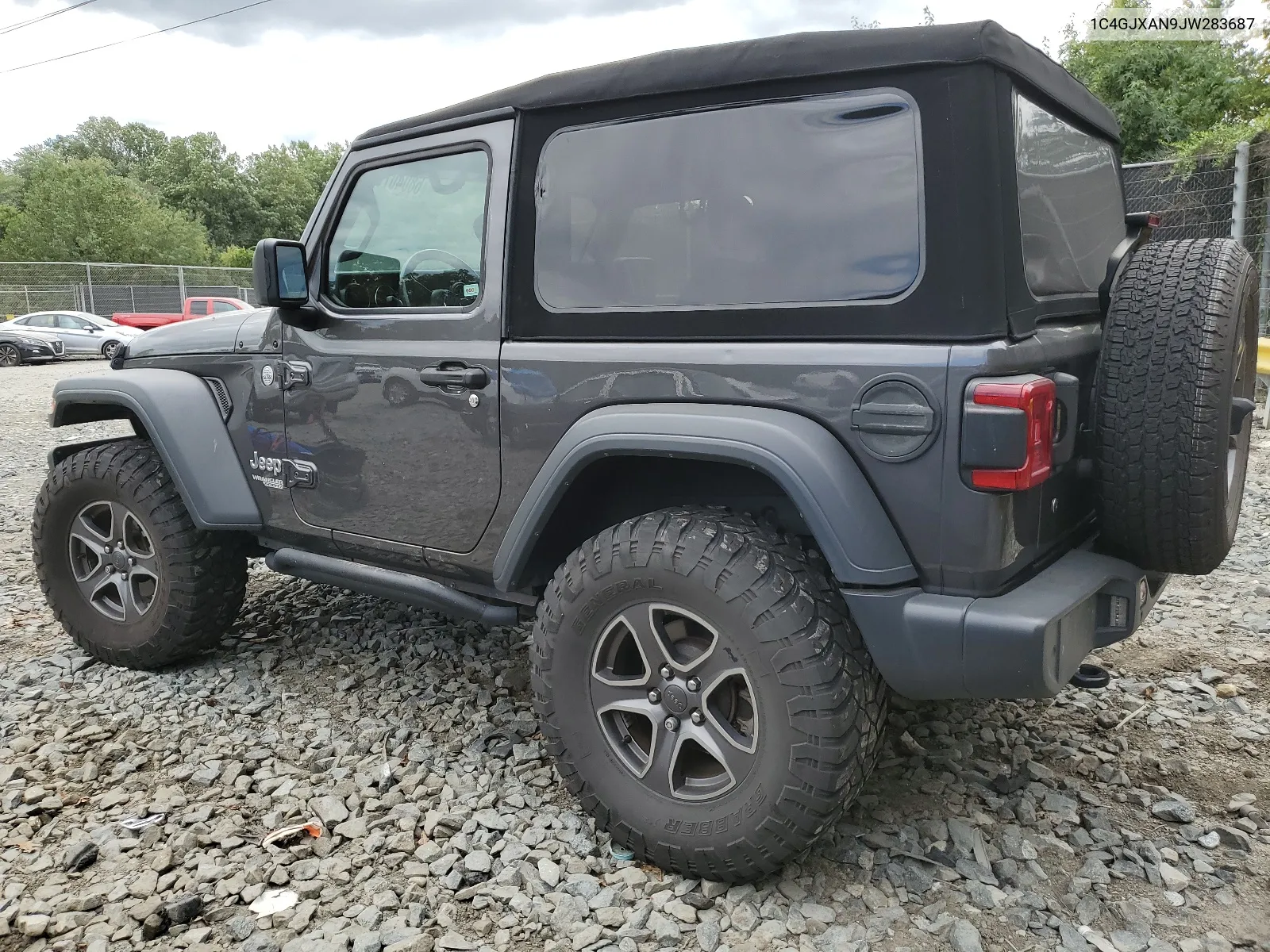 1C4GJXAN9JW283687 2018 Jeep Wrangler Sport