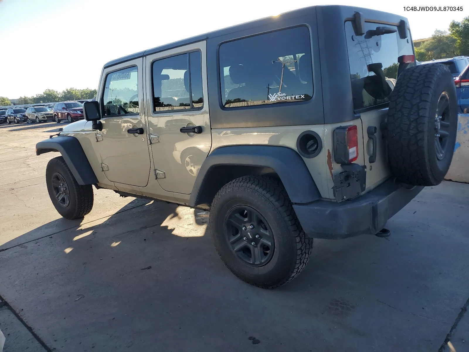 2018 Jeep Wrangler Unlimited Sport VIN: 1C4BJWDG9JL870345 Lot: 68056124