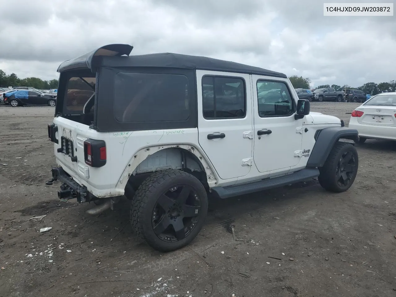 2018 Jeep Wrangler Unlimited Sport VIN: 1C4HJXDG9JW203872 Lot: 68353224