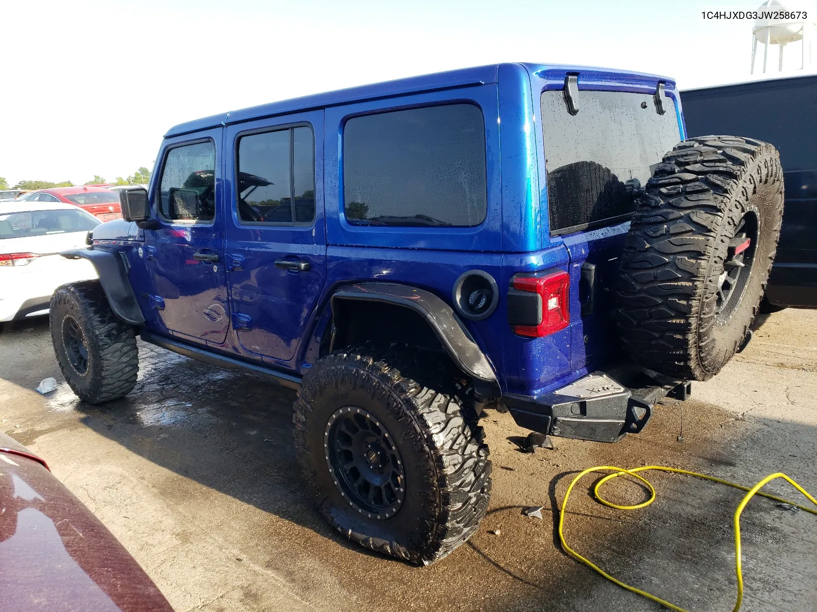 2018 Jeep Wrangler Unlimited Sport VIN: 1C4HJXDG3JW258673 Lot: 68511434