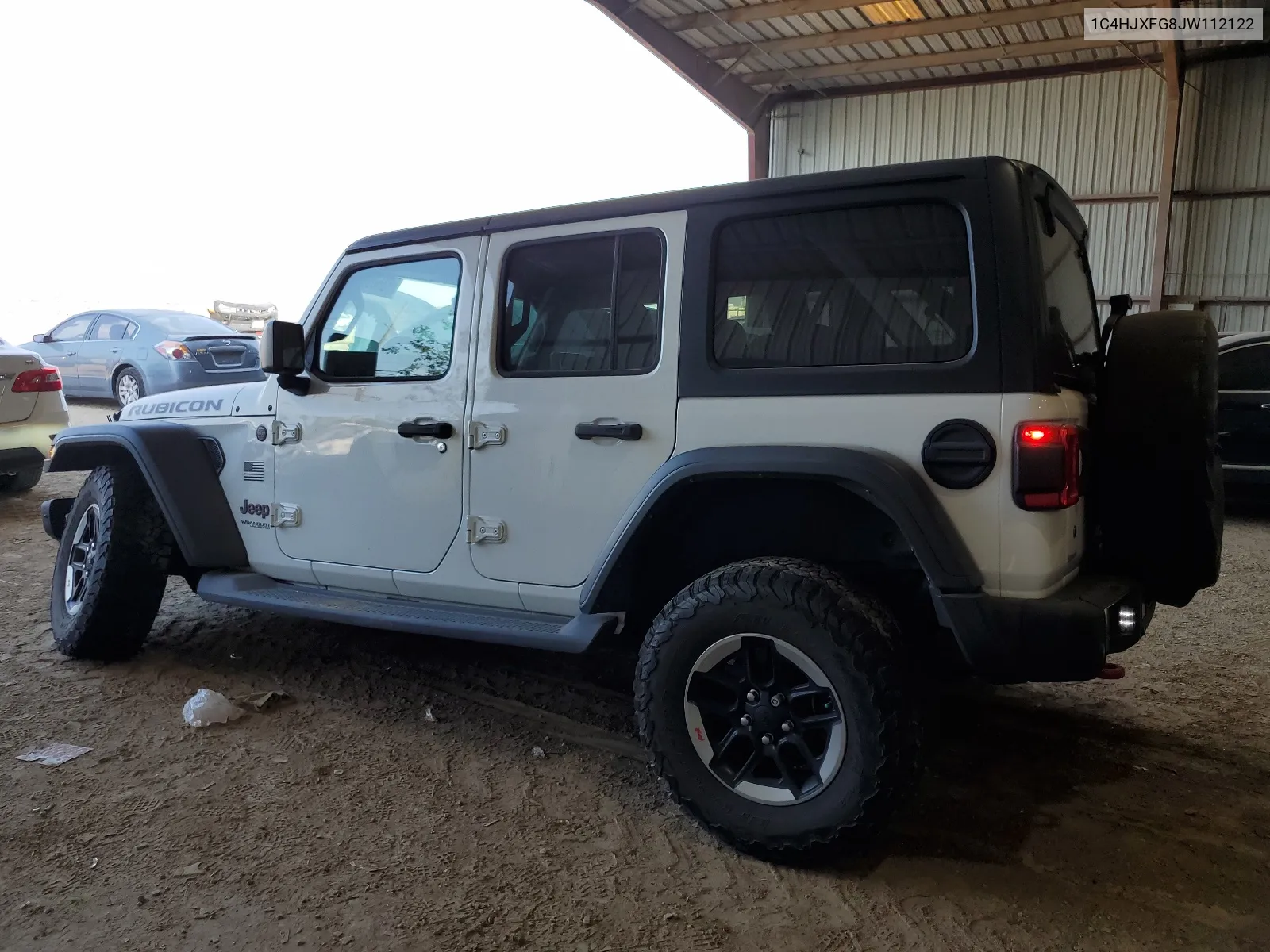 2018 Jeep Wrangler Unlimited Rubicon VIN: 1C4HJXFG8JW112122 Lot: 68689254