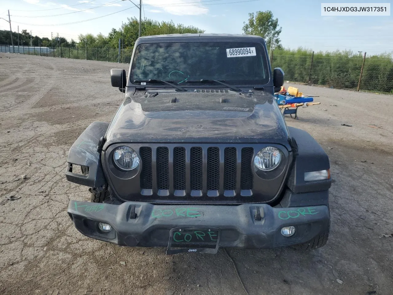 1C4HJXDG3JW317351 2018 Jeep Wrangler Unlimited Sport