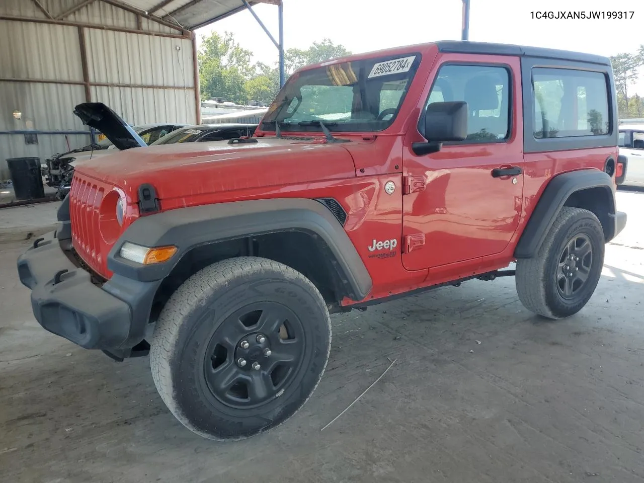 1C4GJXAN5JW199317 2018 Jeep Wrangler Sport