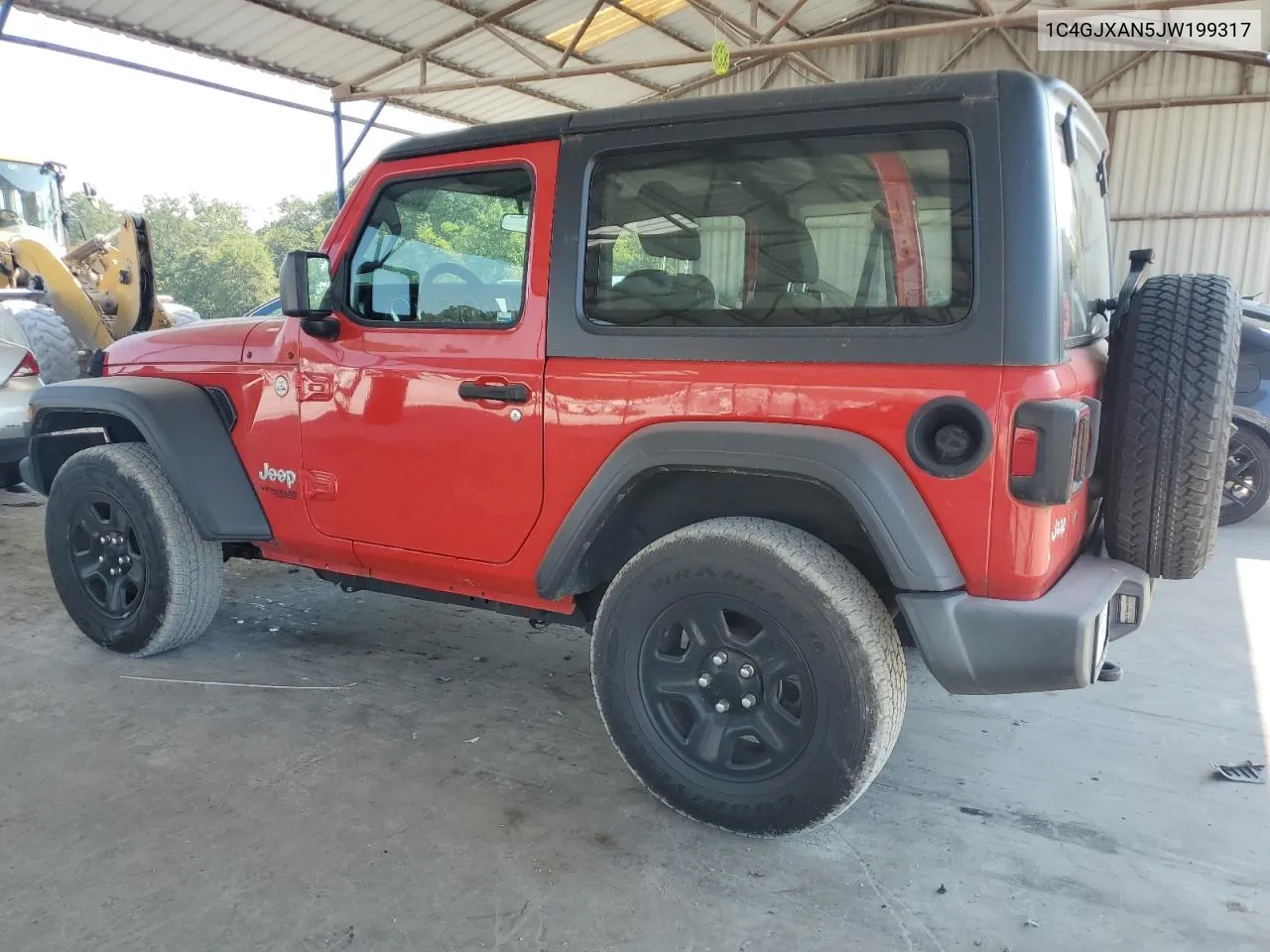 2018 Jeep Wrangler Sport VIN: 1C4GJXAN5JW199317 Lot: 69052784