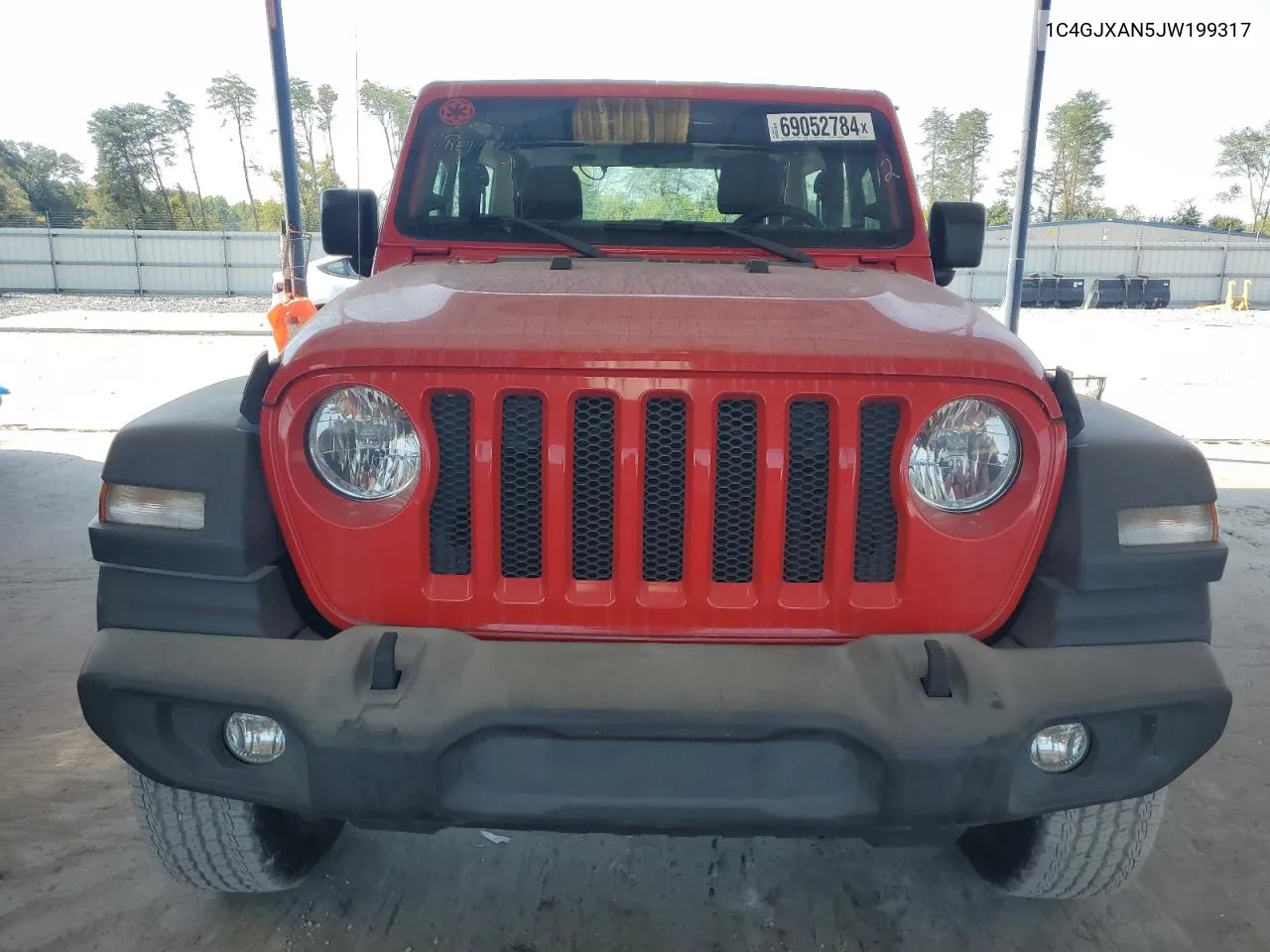 2018 Jeep Wrangler Sport VIN: 1C4GJXAN5JW199317 Lot: 69052784