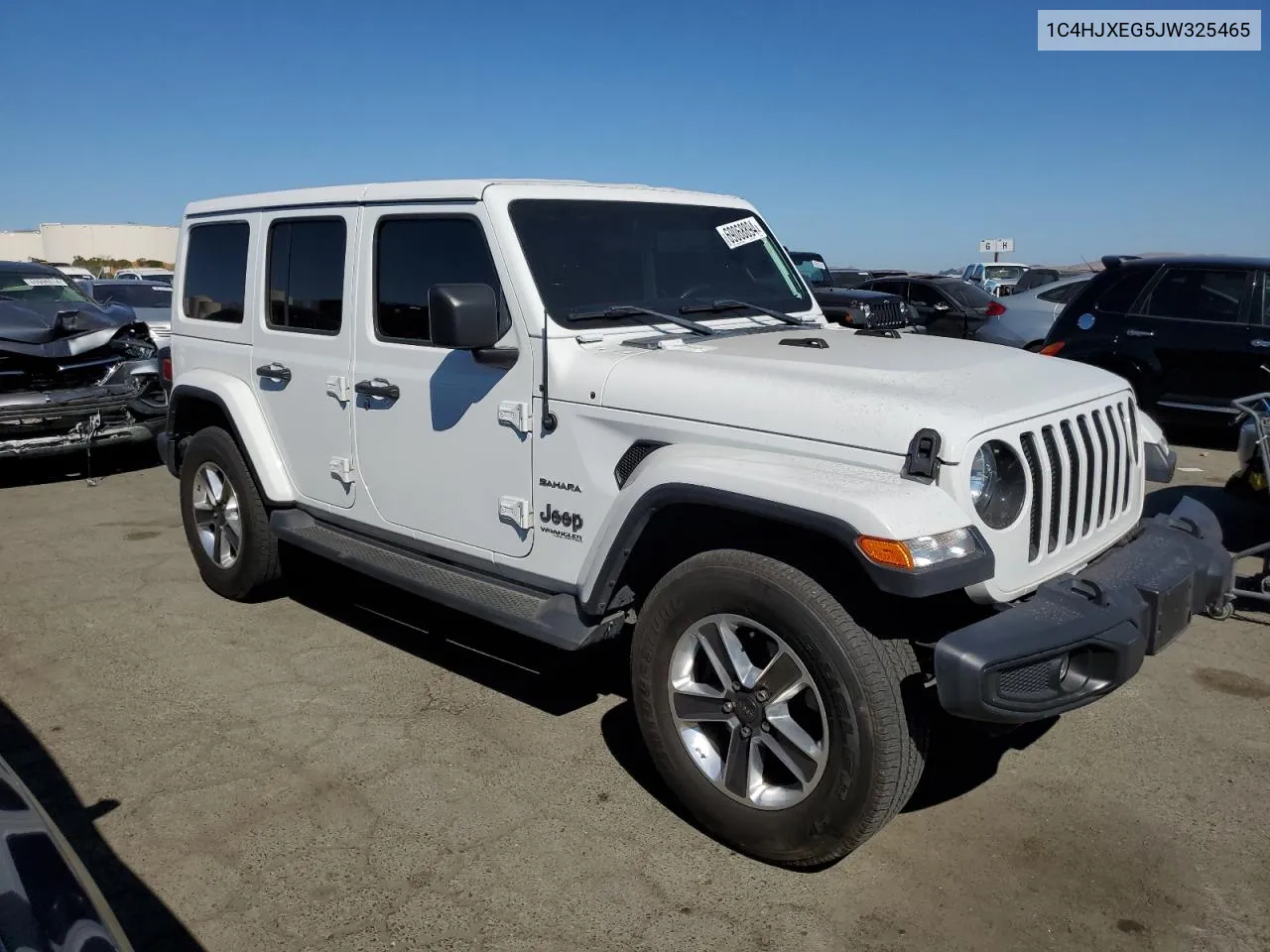 2018 Jeep Wrangler Unlimited Sahara VIN: 1C4HJXEG5JW325465 Lot: 69068894