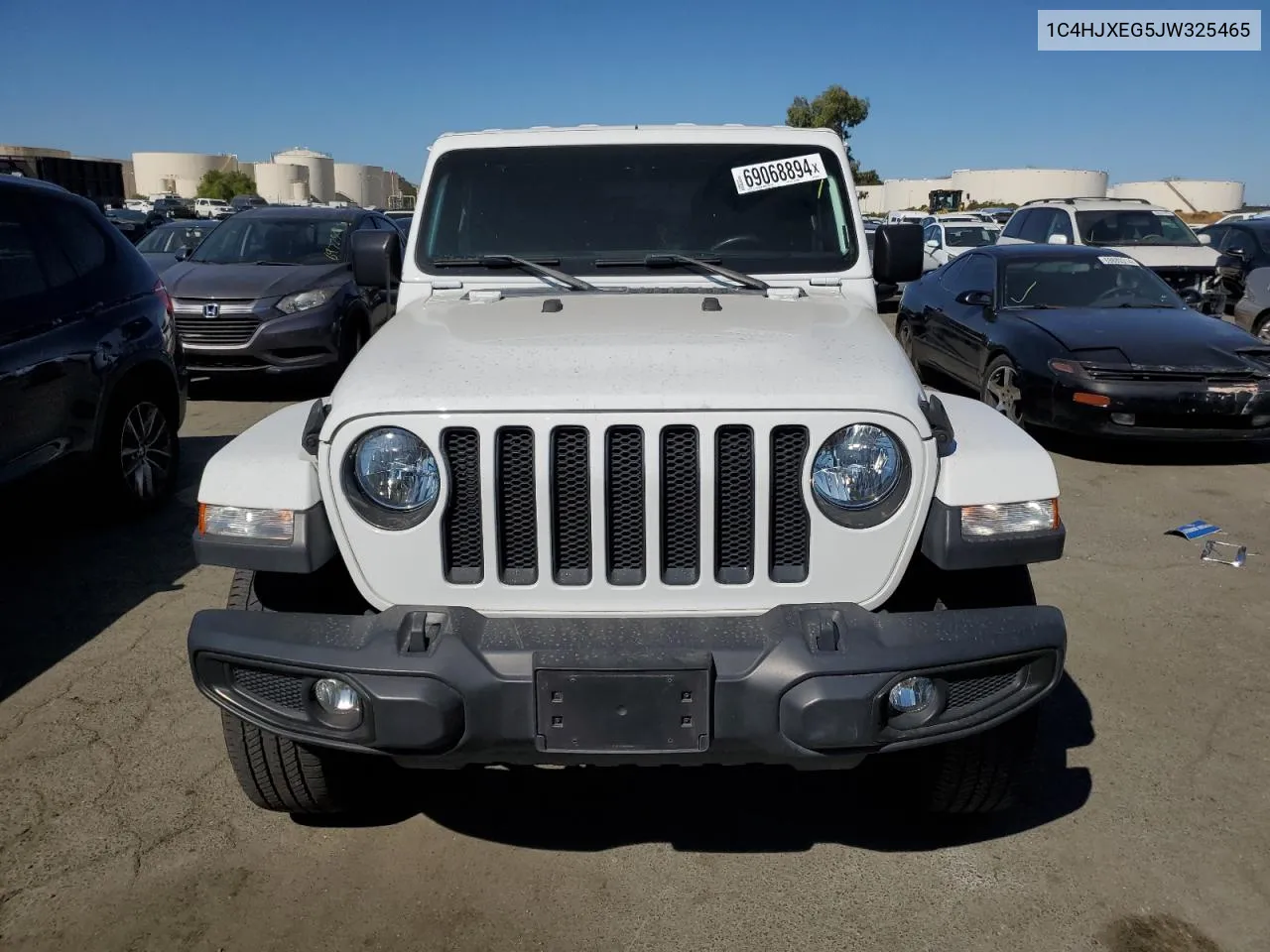 2018 Jeep Wrangler Unlimited Sahara VIN: 1C4HJXEG5JW325465 Lot: 69068894