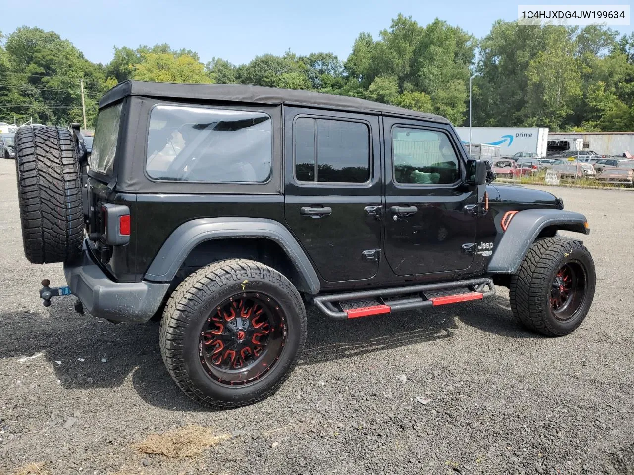 2018 Jeep Wrangler Unlimited Sport VIN: 1C4HJXDG4JW199634 Lot: 69126824