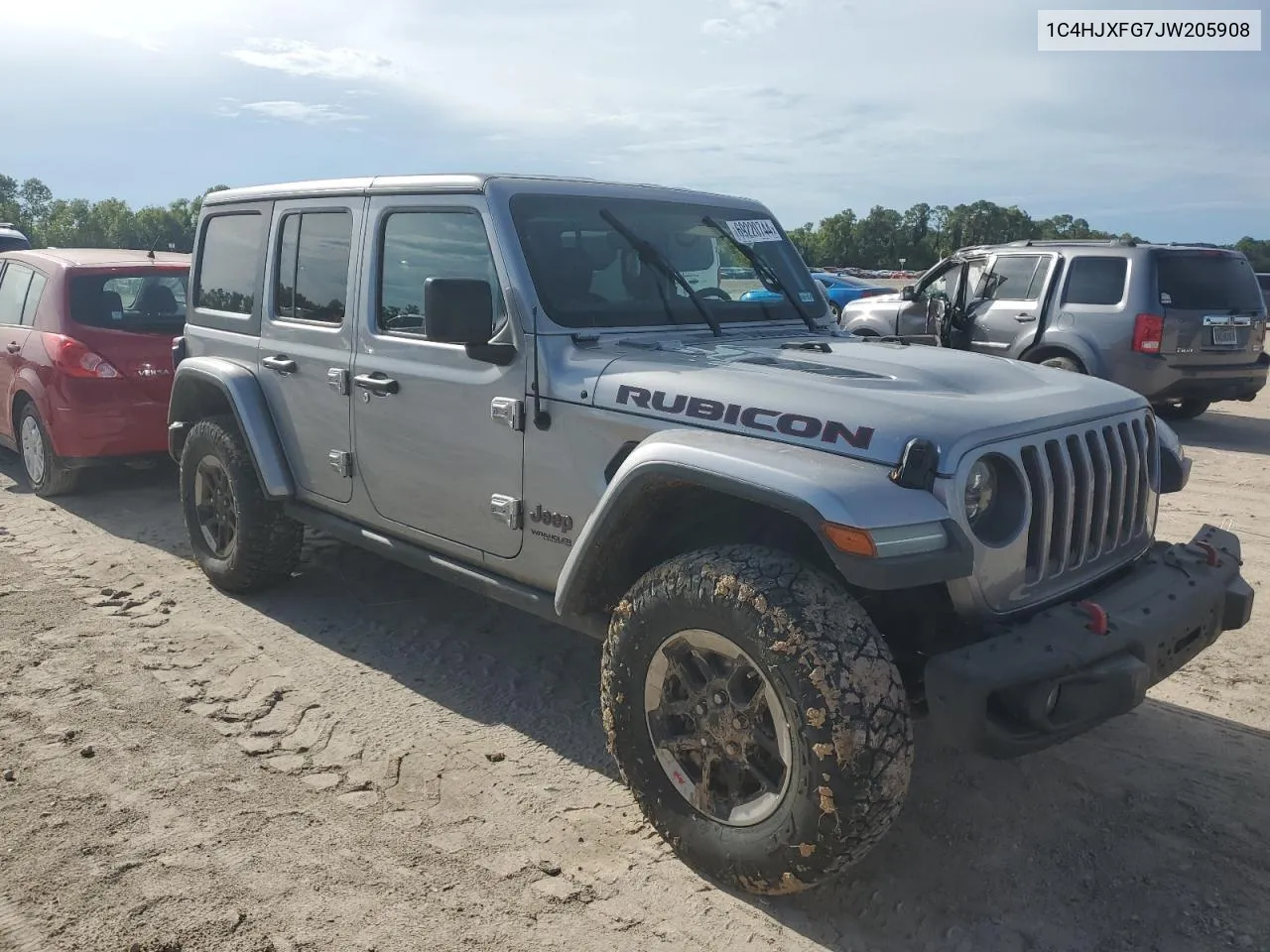 2018 Jeep Wrangler Unlimited Rubicon VIN: 1C4HJXFG7JW205908 Lot: 69220744