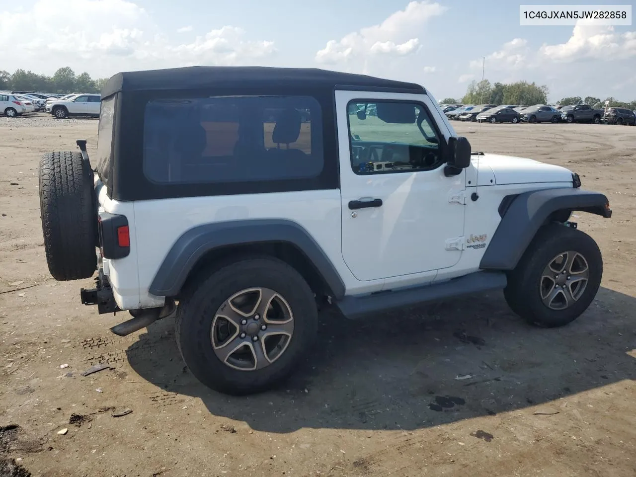 1C4GJXAN5JW282858 2018 Jeep Wrangler Sport