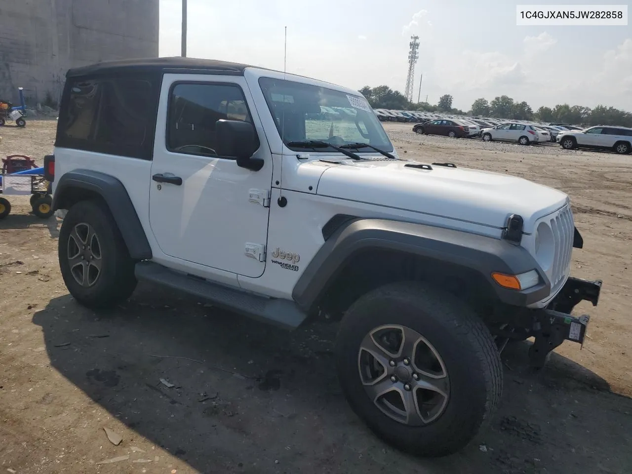 1C4GJXAN5JW282858 2018 Jeep Wrangler Sport