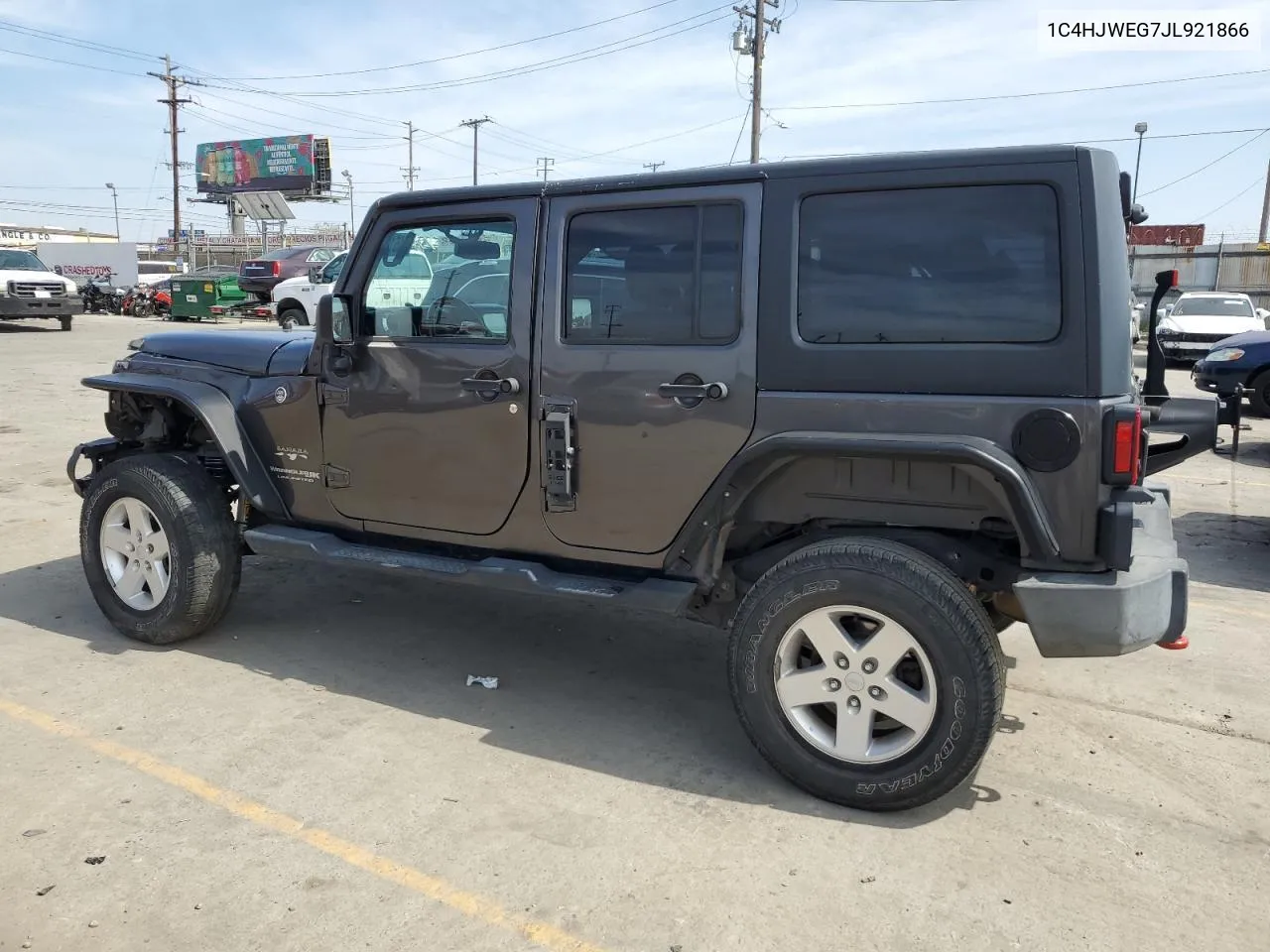 2018 Jeep Wrangler Unlimited Sahara VIN: 1C4HJWEG7JL921866 Lot: 69345464