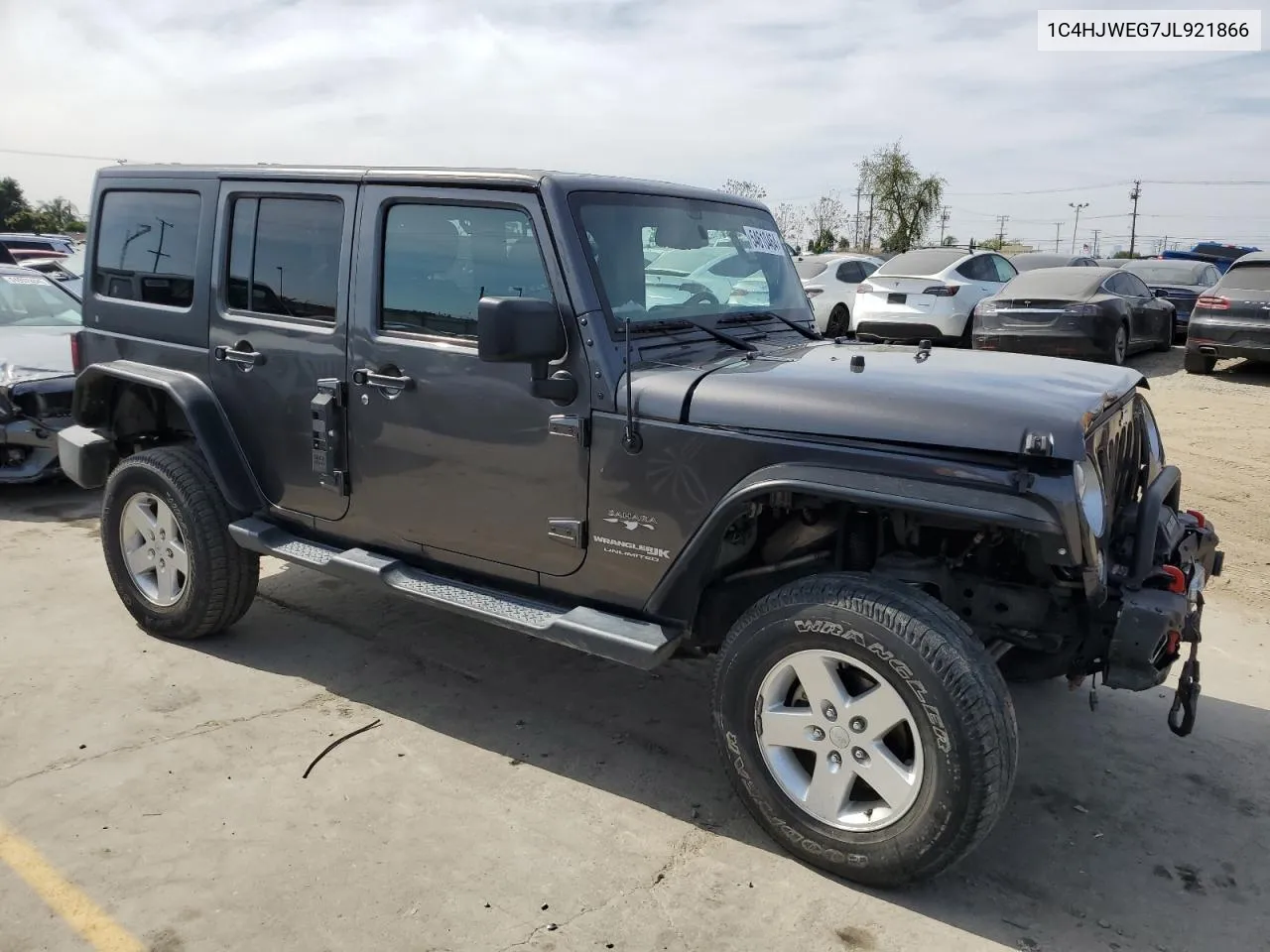 2018 Jeep Wrangler Unlimited Sahara VIN: 1C4HJWEG7JL921866 Lot: 69345464