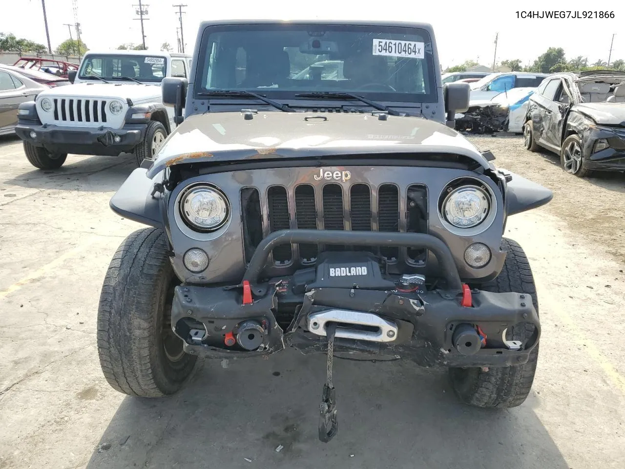 2018 Jeep Wrangler Unlimited Sahara VIN: 1C4HJWEG7JL921866 Lot: 69345464