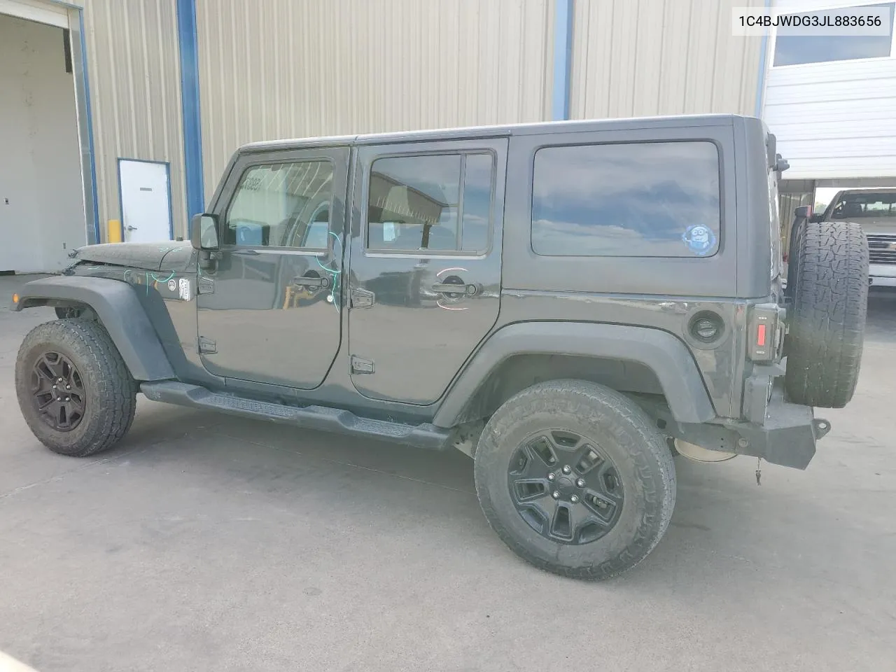 2018 Jeep Wrangler Unlimited Sport VIN: 1C4BJWDG3JL883656 Lot: 69372894