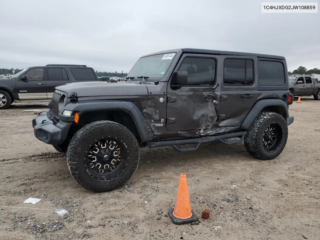 2018 Jeep Wrangler Unlimited Sport VIN: 1C4HJXDG2JW108859 Lot: 69393744