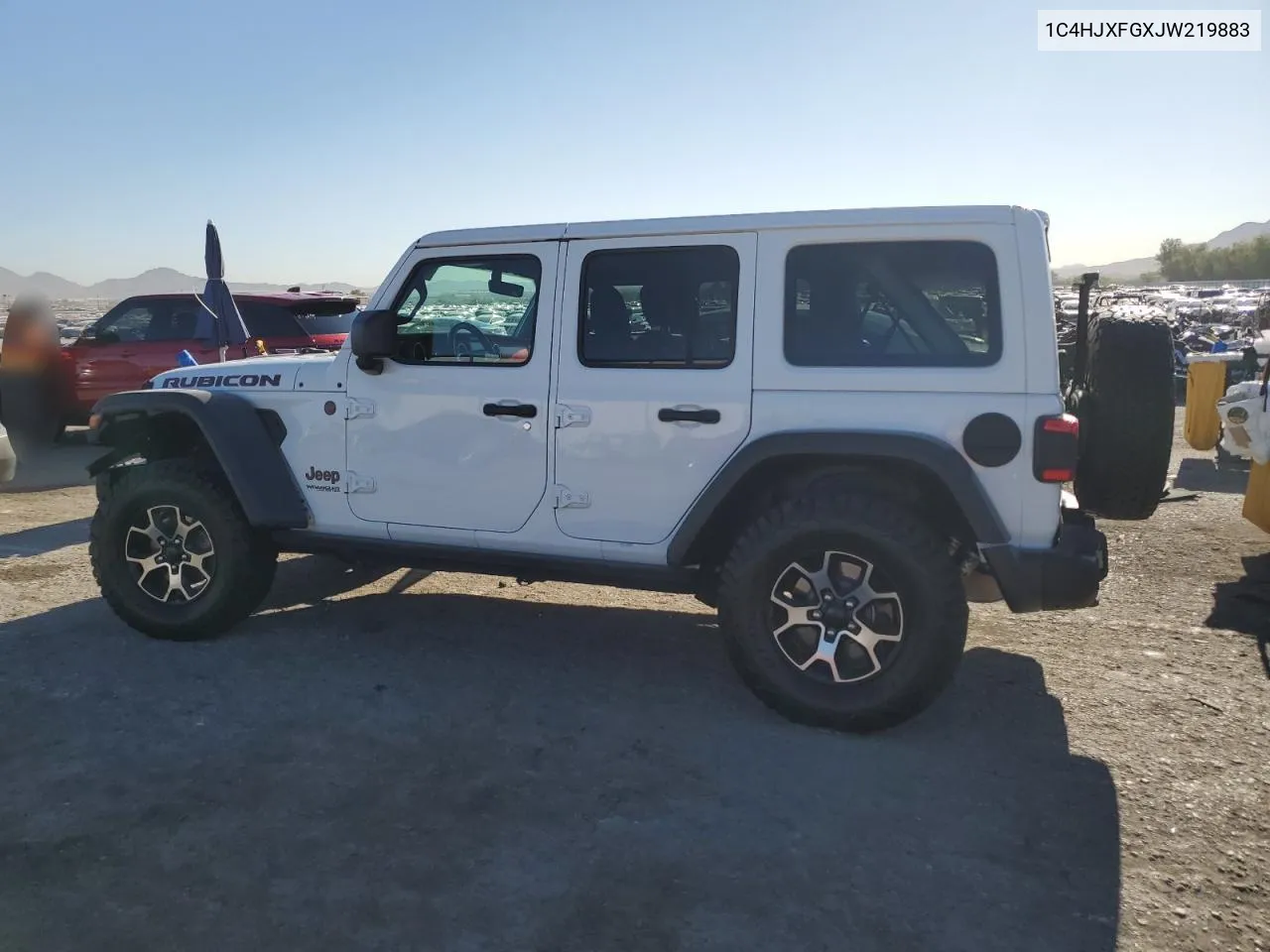 2018 Jeep Wrangler Unlimited Rubicon VIN: 1C4HJXFGXJW219883 Lot: 69523714