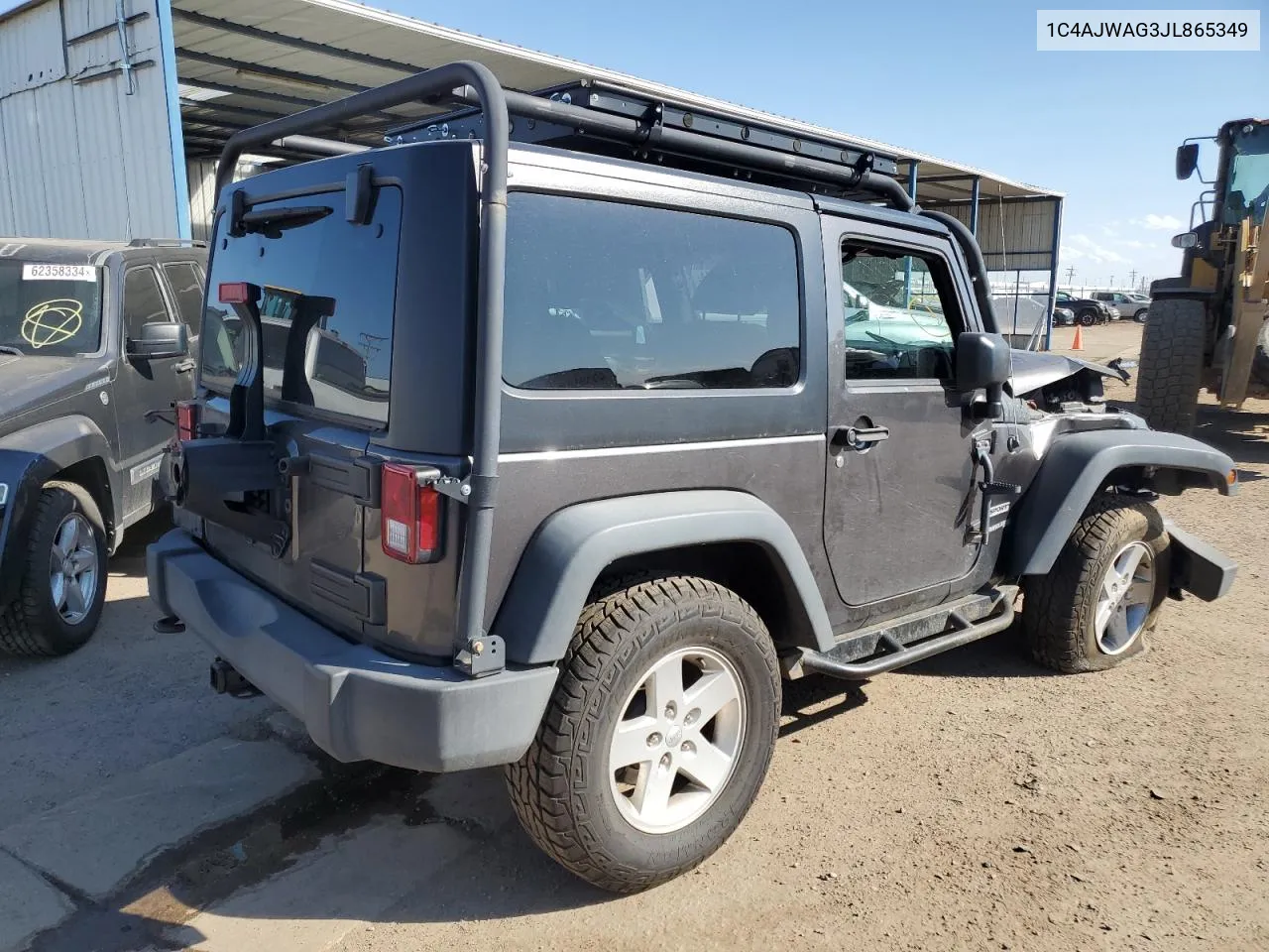 2018 Jeep Wrangler Sport VIN: 1C4AJWAG3JL865349 Lot: 69532314