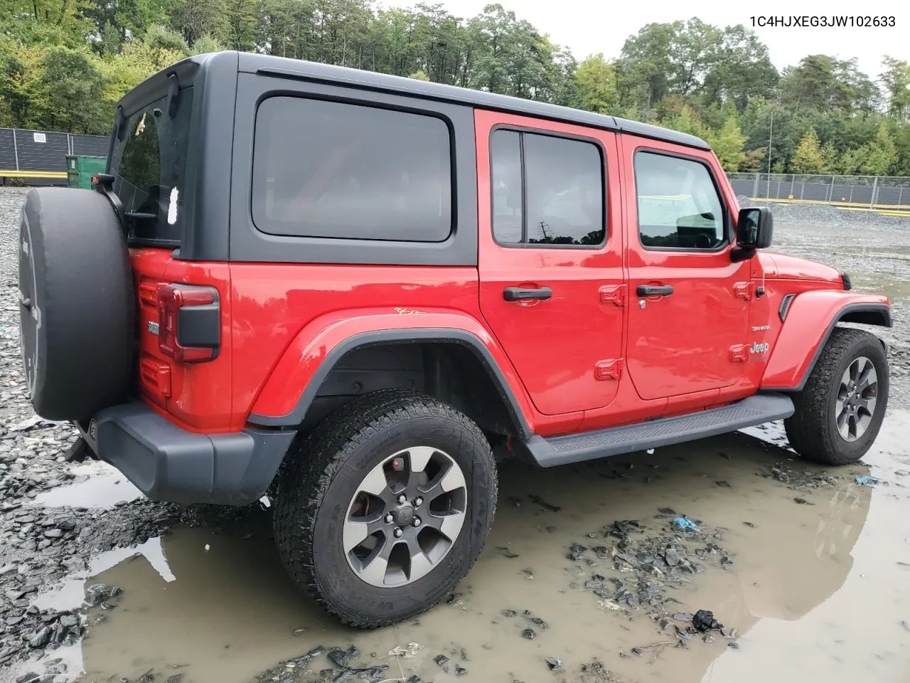 2018 Jeep Wrangler Unlimited Sahara VIN: 1C4HJXEG3JW102633 Lot: 69579844