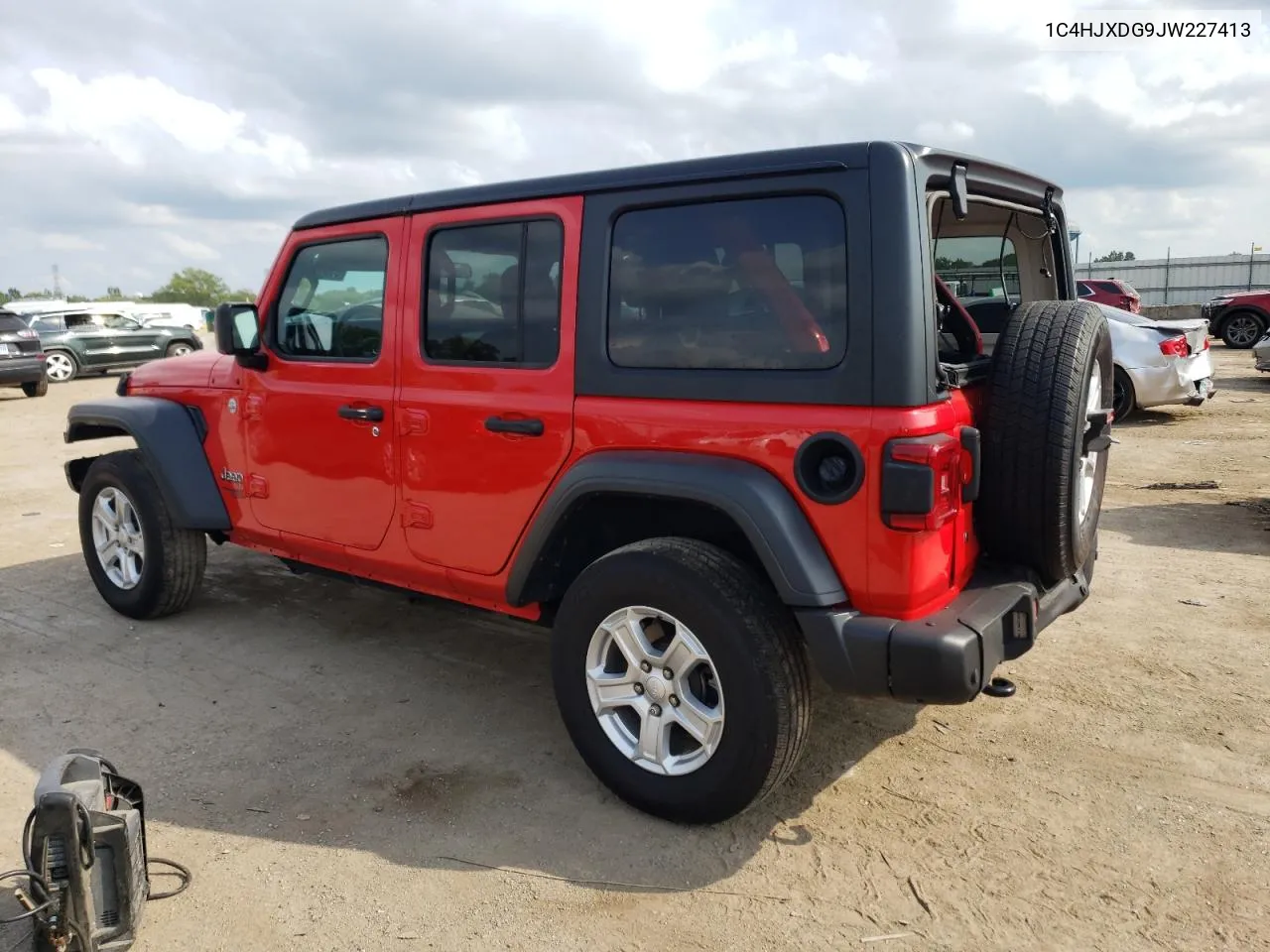 2018 Jeep Wrangler Unlimited Sport VIN: 1C4HJXDG9JW227413 Lot: 69599424