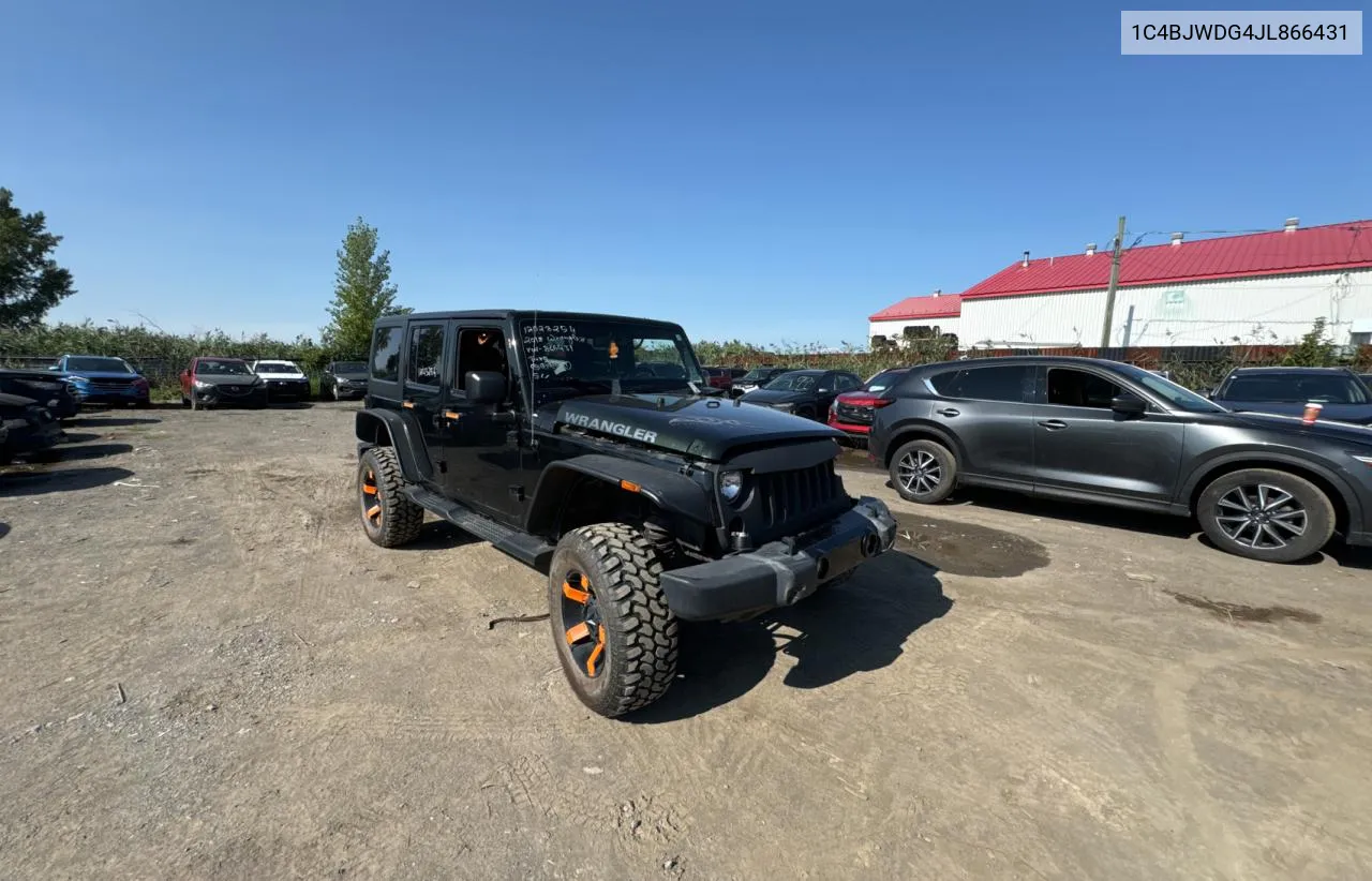 1C4BJWDG4JL866431 2018 Jeep Wrangler Unlimited Sport